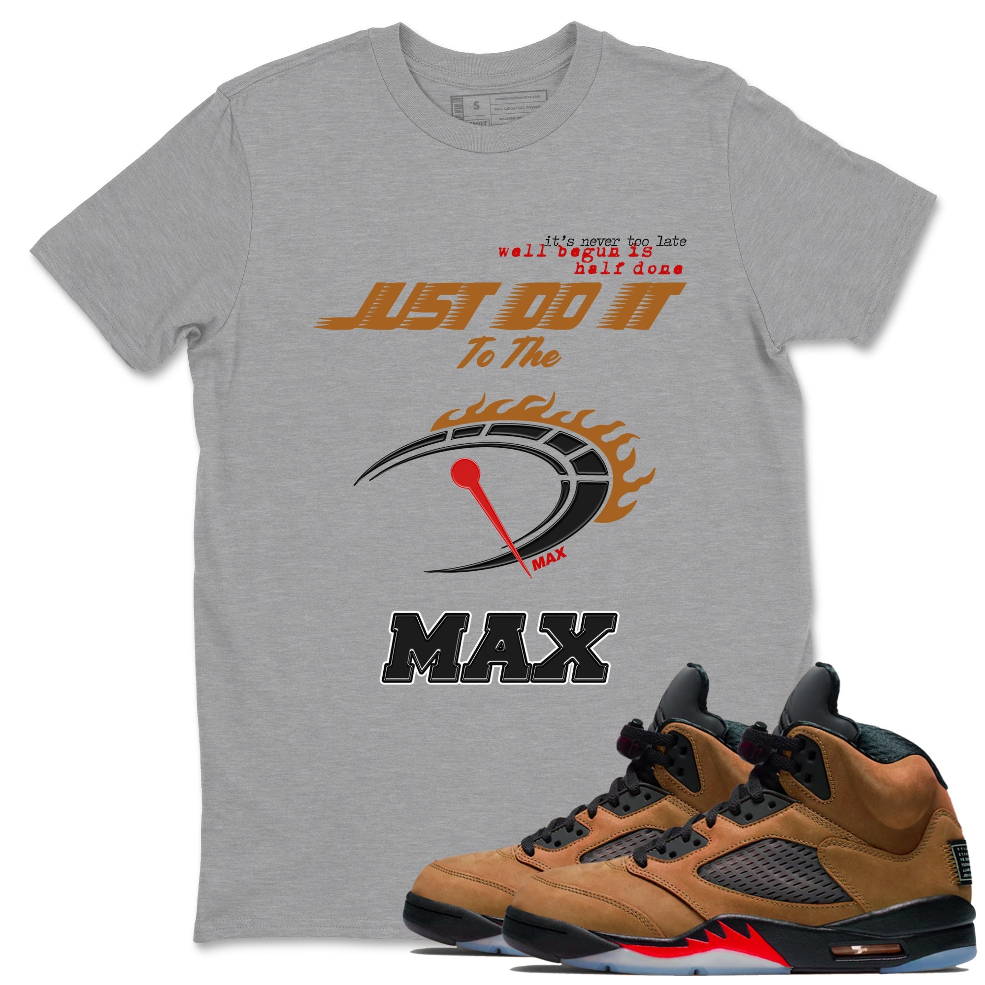Do It To The Max snkmatch Tees - Air Jordan 5 Archaeo Brown