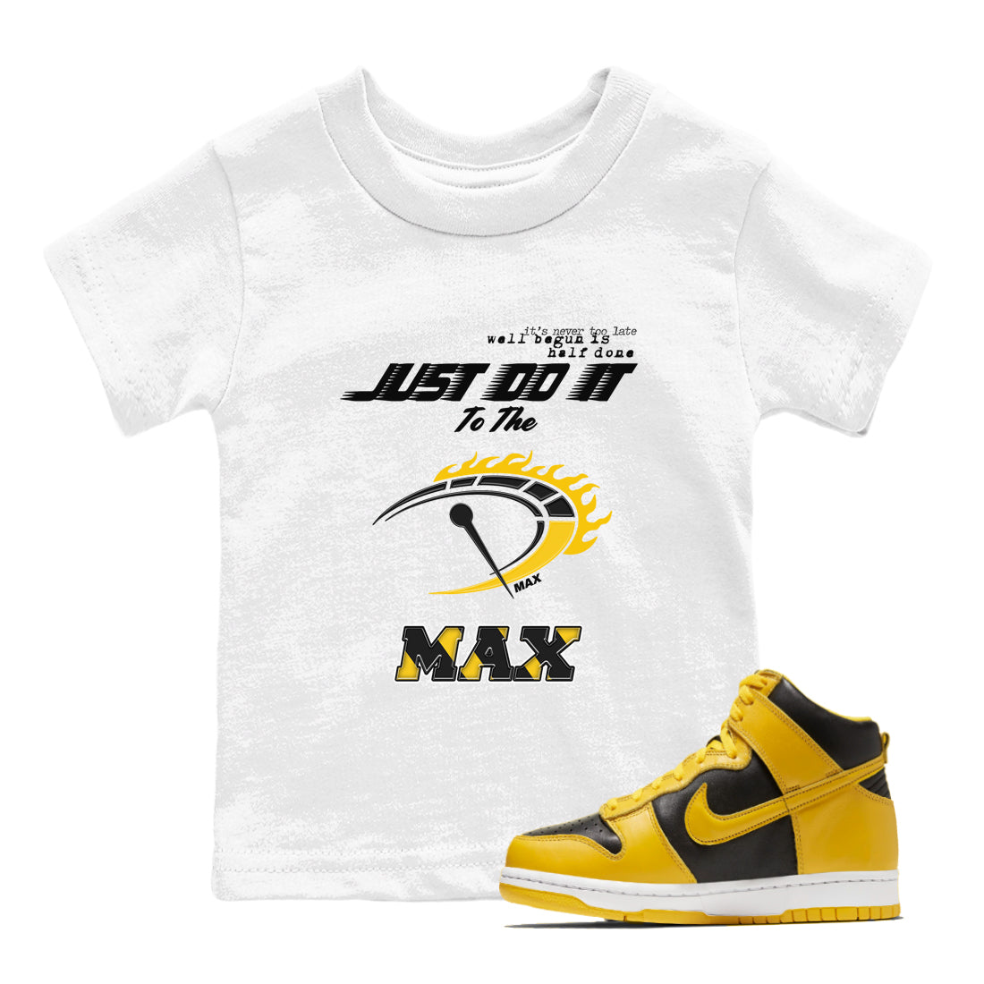 Do It To The Max snkmatch Tees Kids - Dunk High Pollen