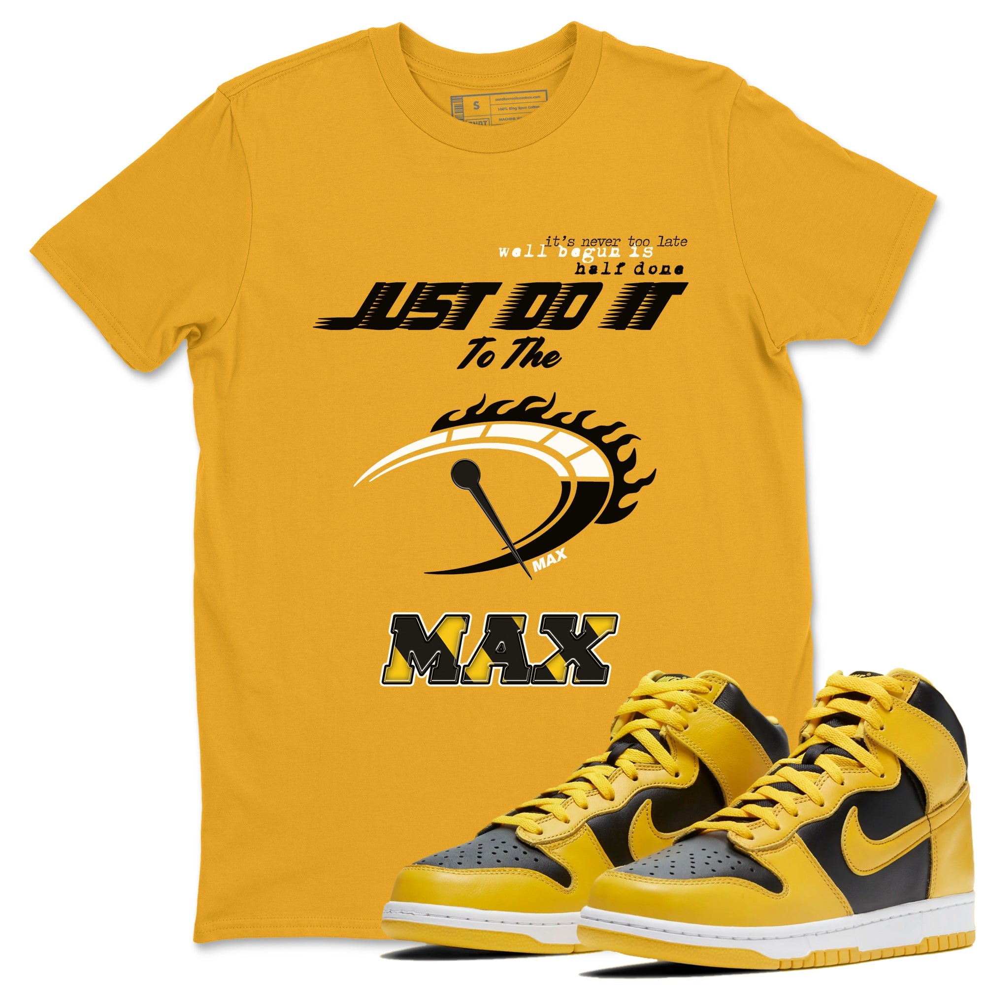 Do It To The Max snkmatch Tees - Dunk High Pollen