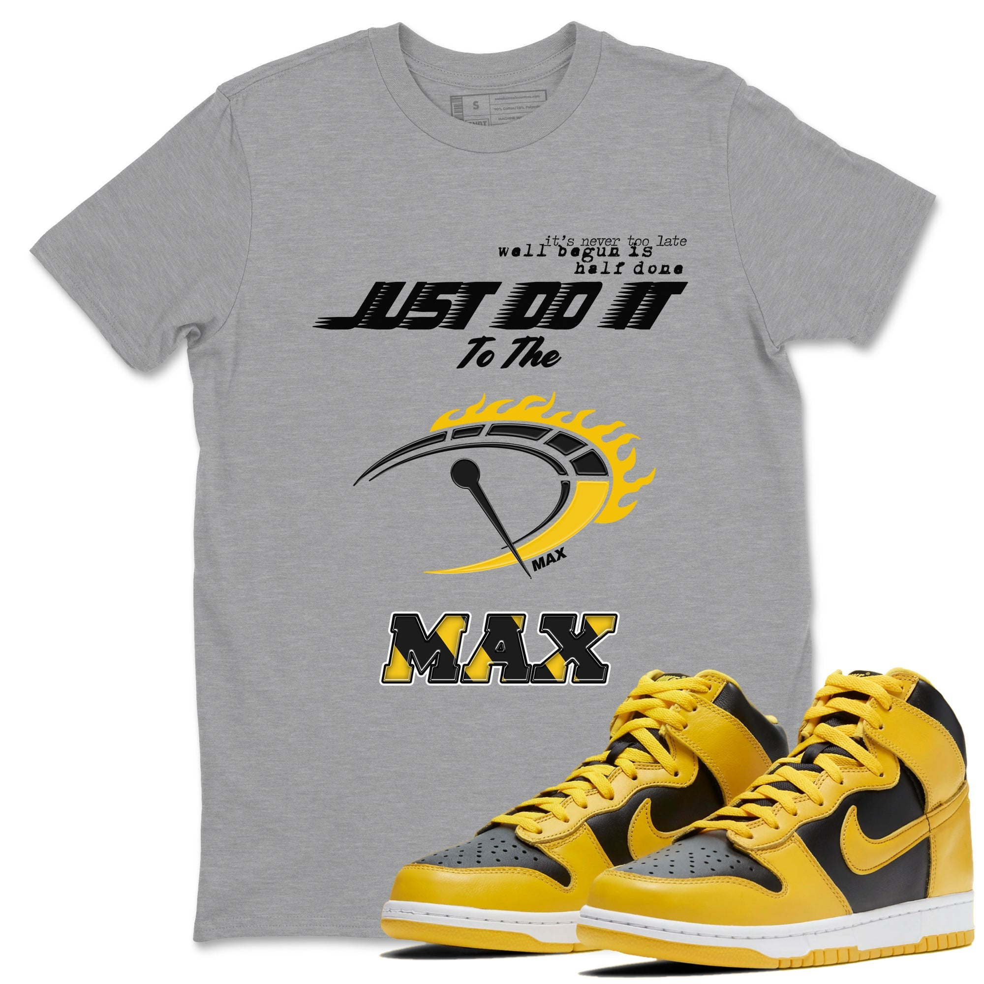Do It To The Max snkmatch Tees - Dunk High Pollen