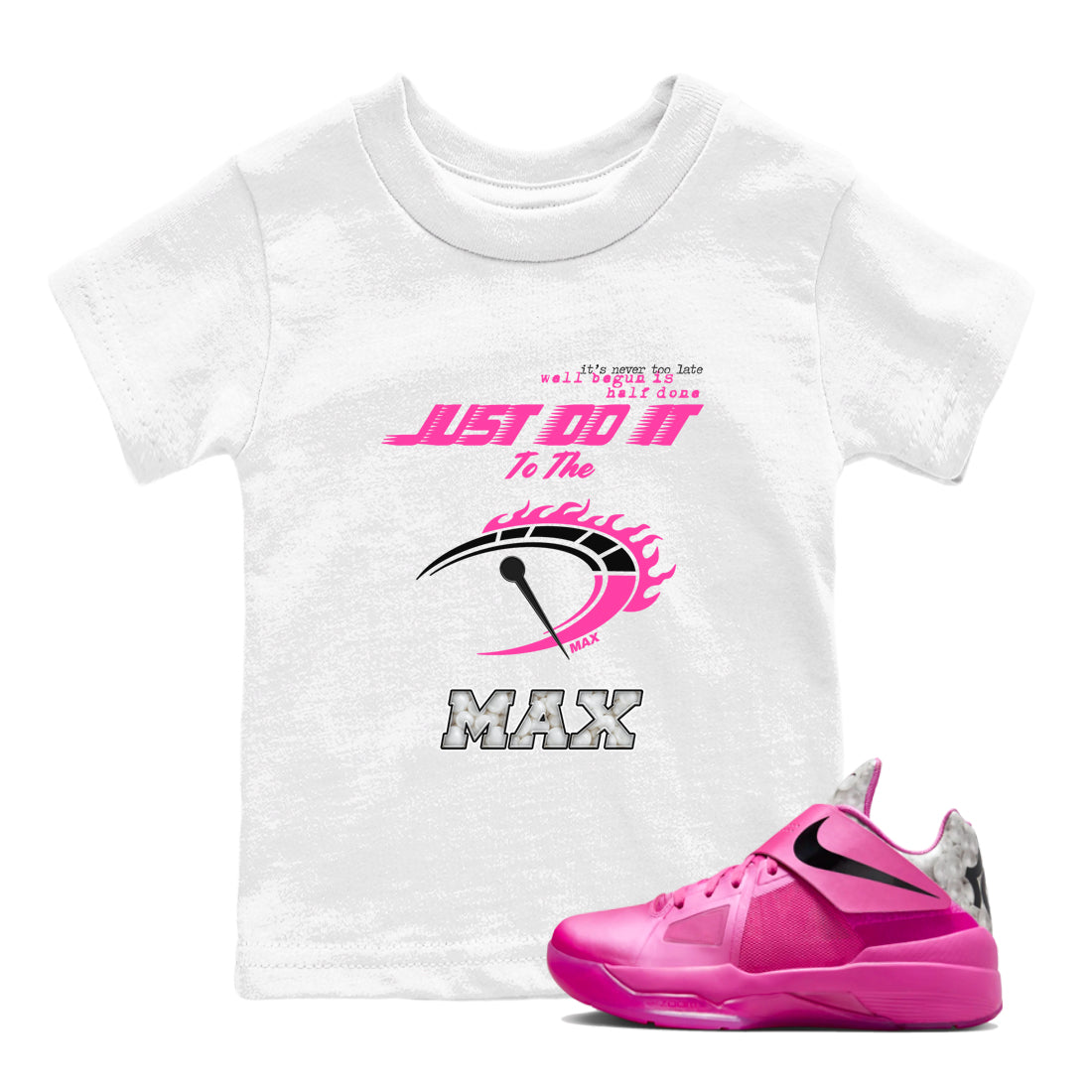 Do It To The Max snkmatch Tees Kids - Nike KD 4 Aunt Pearl