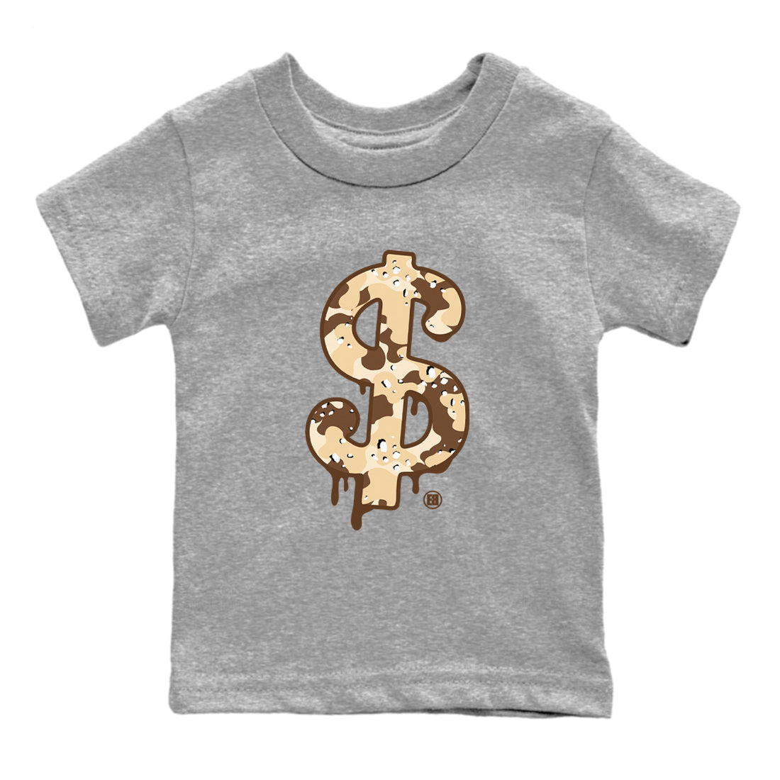 Dollar Camo snkmatch Tees Kids - Air Jordan 3 Desert Camo