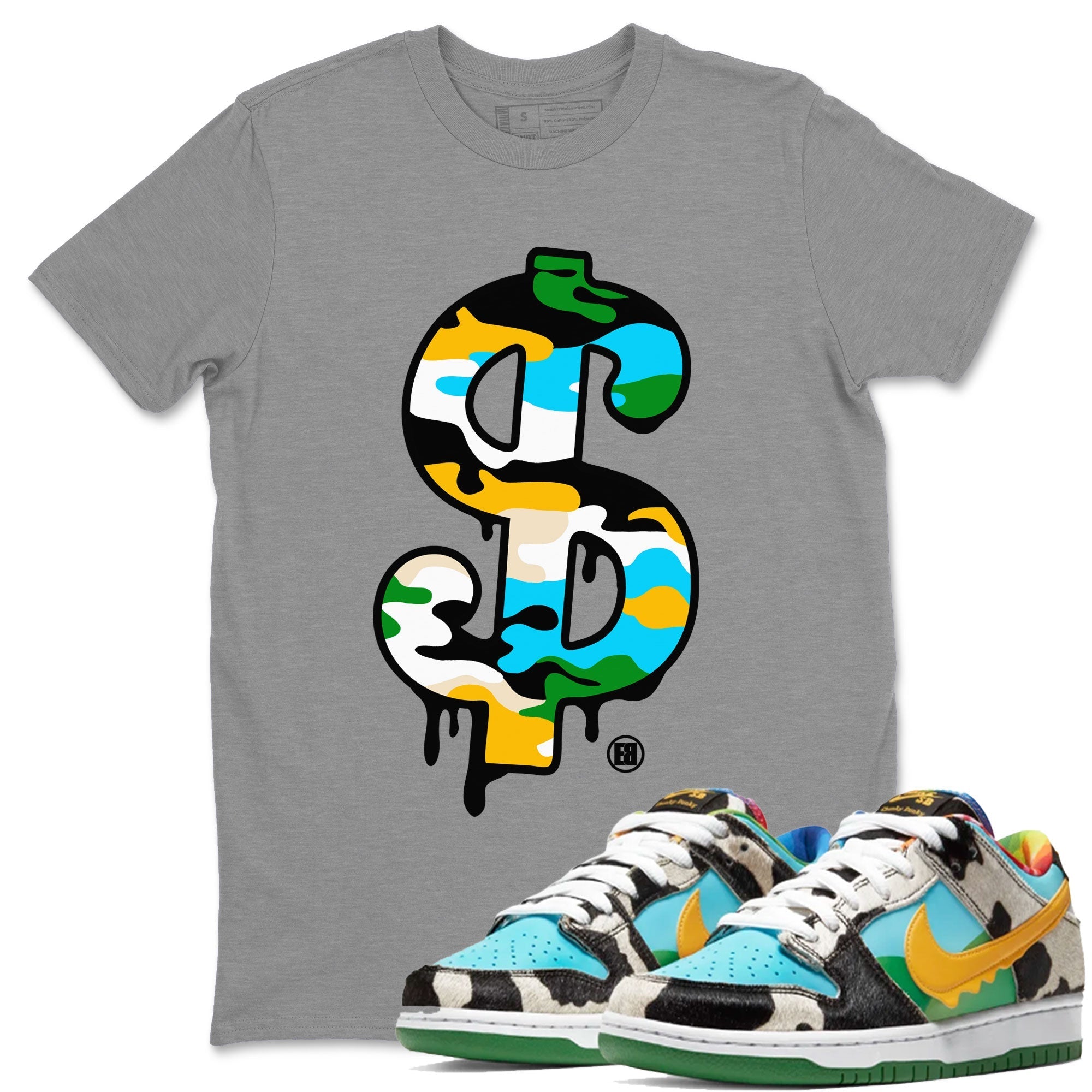 Dollar Camo snkmatch Tee - Dunk Chunky Dunky