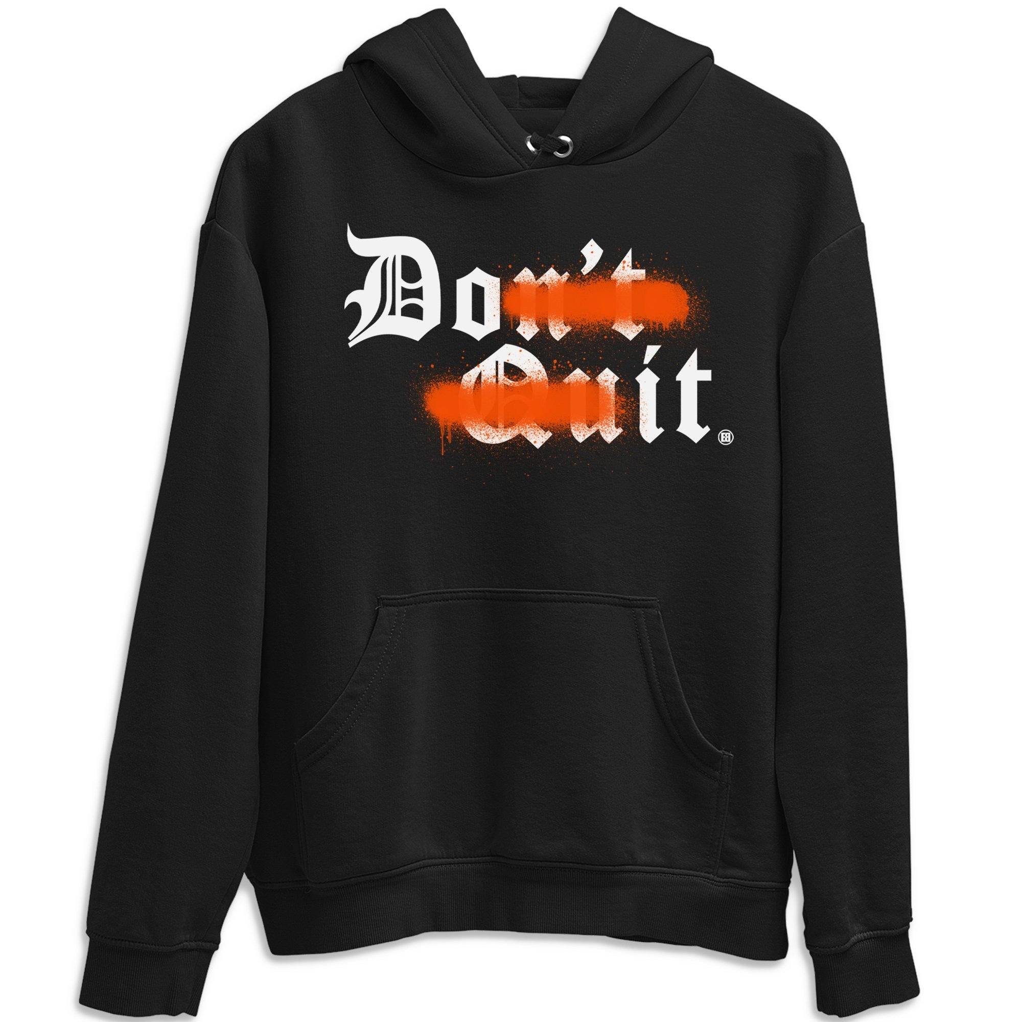 Don't Quit Do It Unisex Tops - Air Jordan 1 Electro Orange