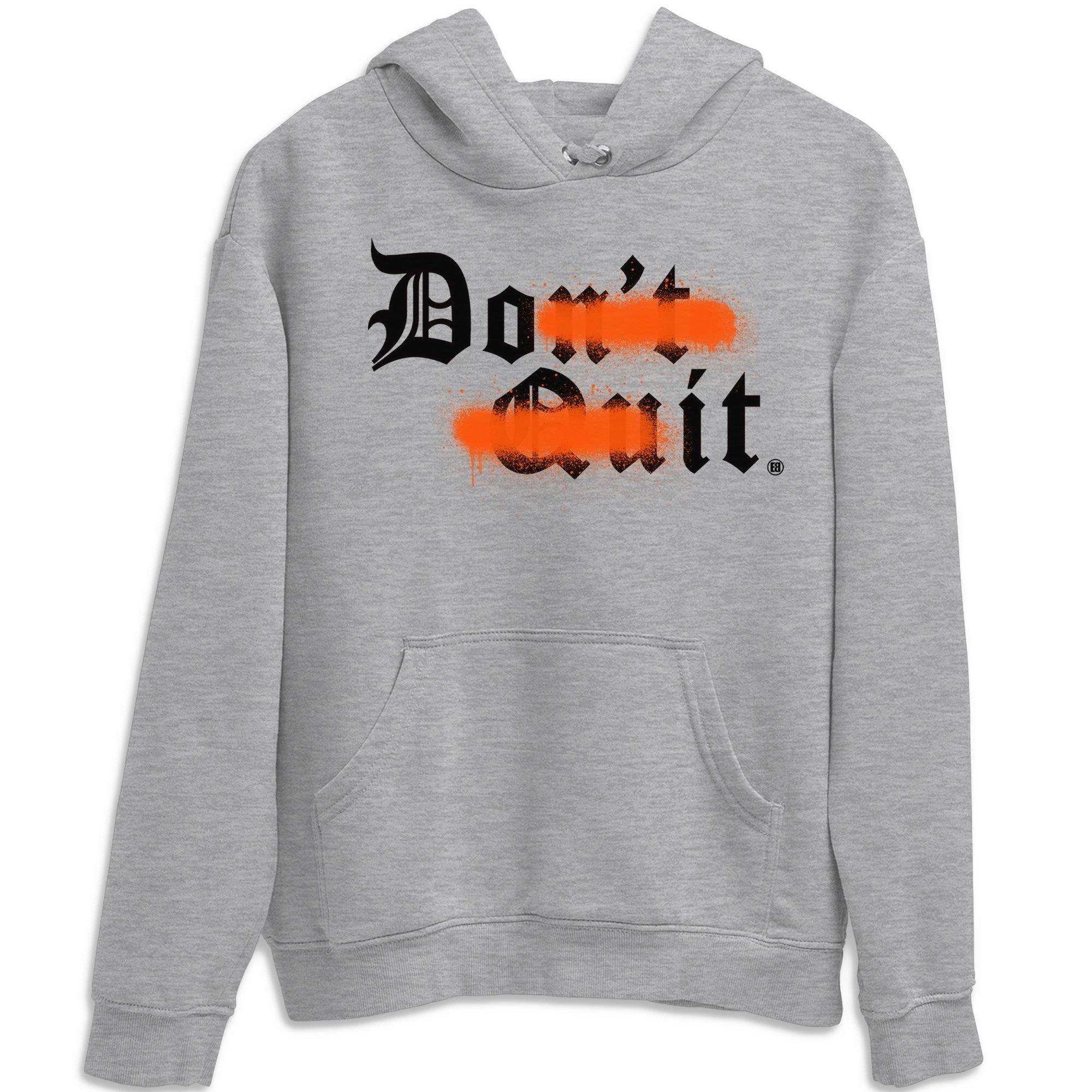 Don't Quit Do It Unisex Tops - Air Jordan 1 Electro Orange