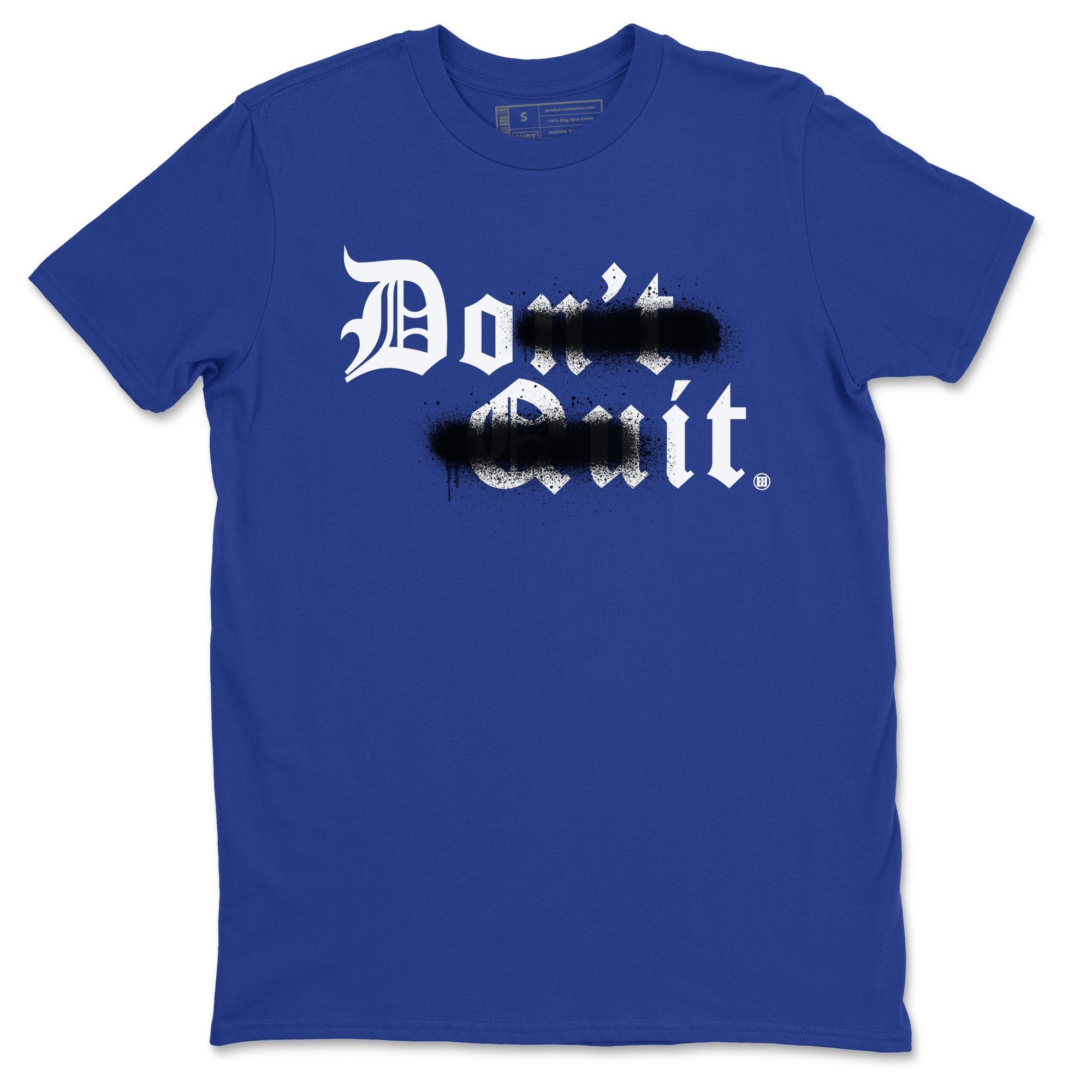 Don't Quit Do It Unisex Tops - Air Jordan 3 Racer Blue