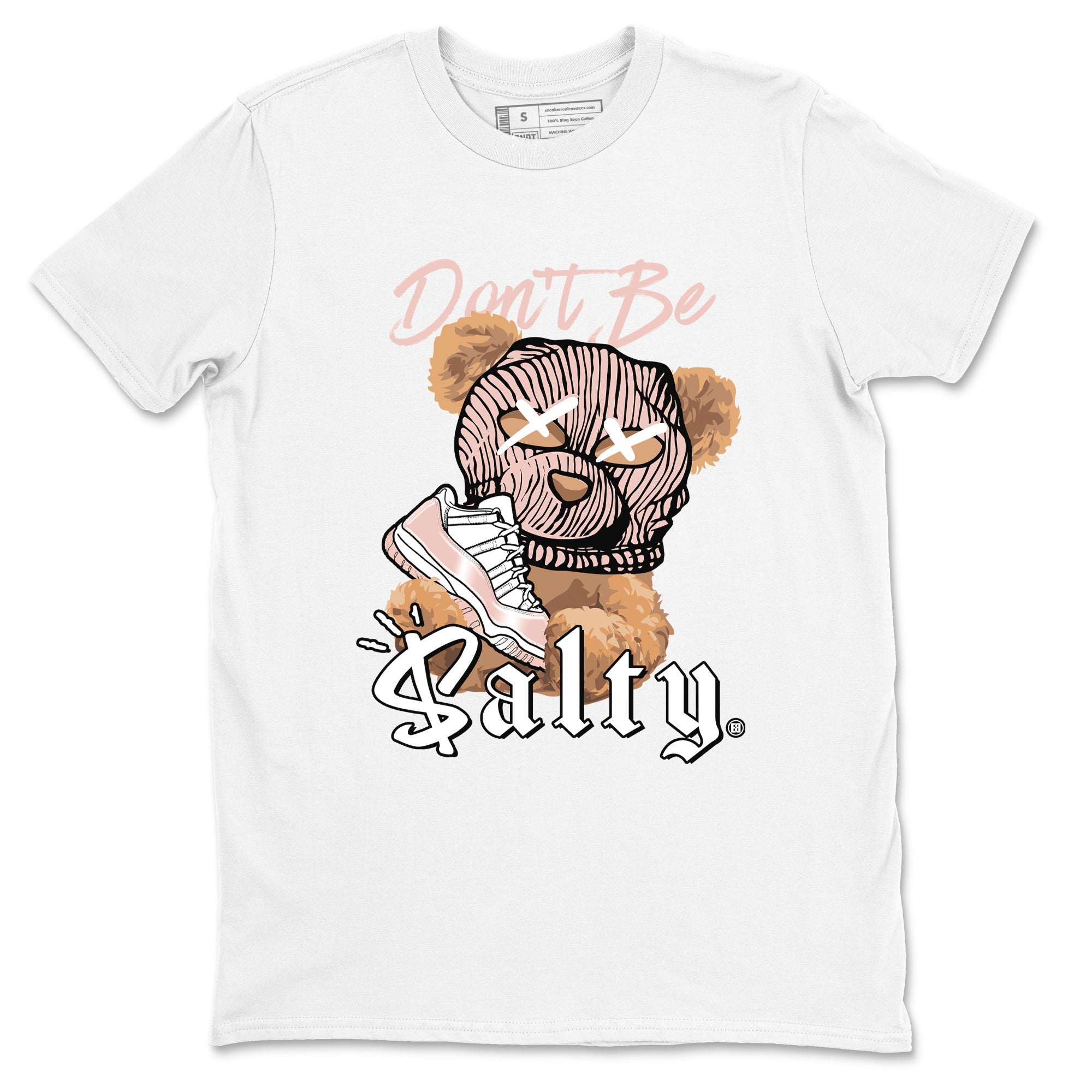Don't Be Salty Bear snkmatch Tees - Air Jordan 11 Legend Pink
