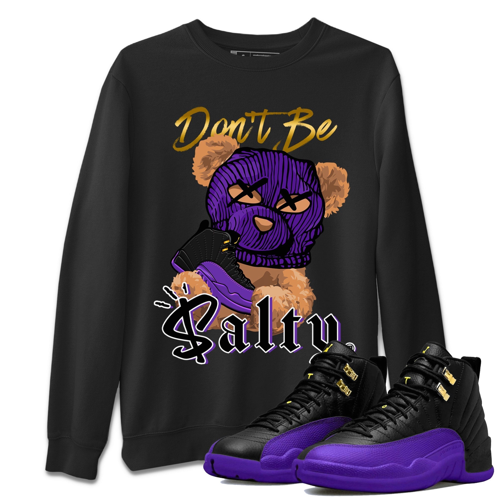 Don't Be Salty Bear Unisex Tops - Air Jordan 12 Field Purple