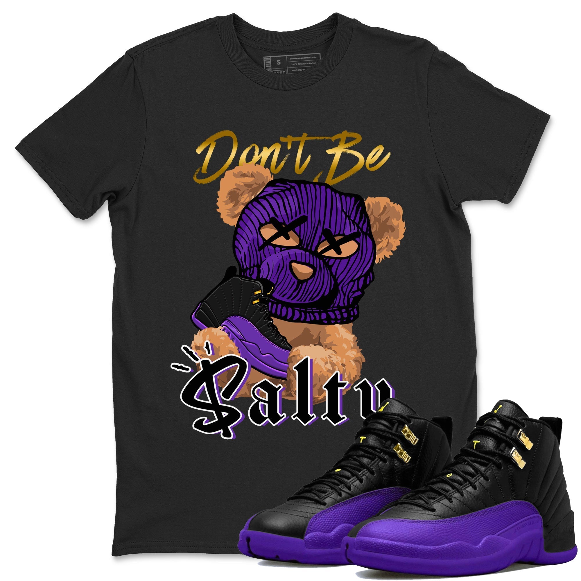 Don't Be Salty Bear Unisex Tops - Air Jordan 12 Field Purple