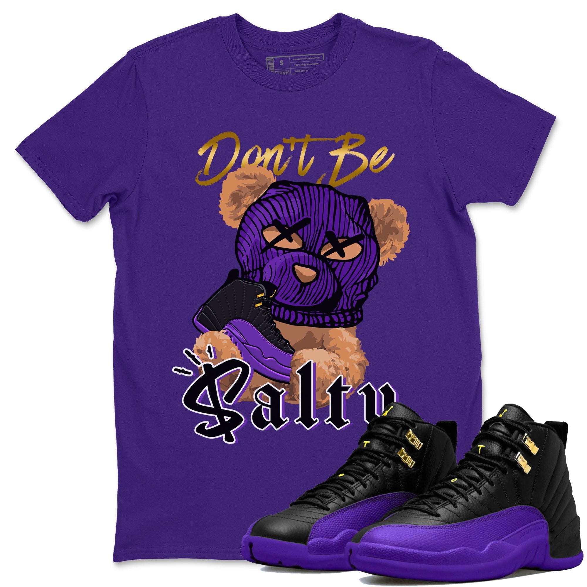 Don't Be Salty Bear Unisex Tops - Air Jordan 12 Field Purple