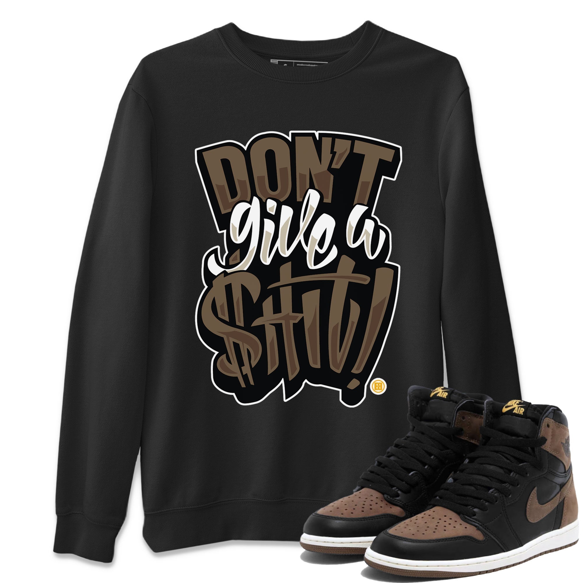 Don't Give A Shit snkmatch Tee - Air Jordan 1 Palomino