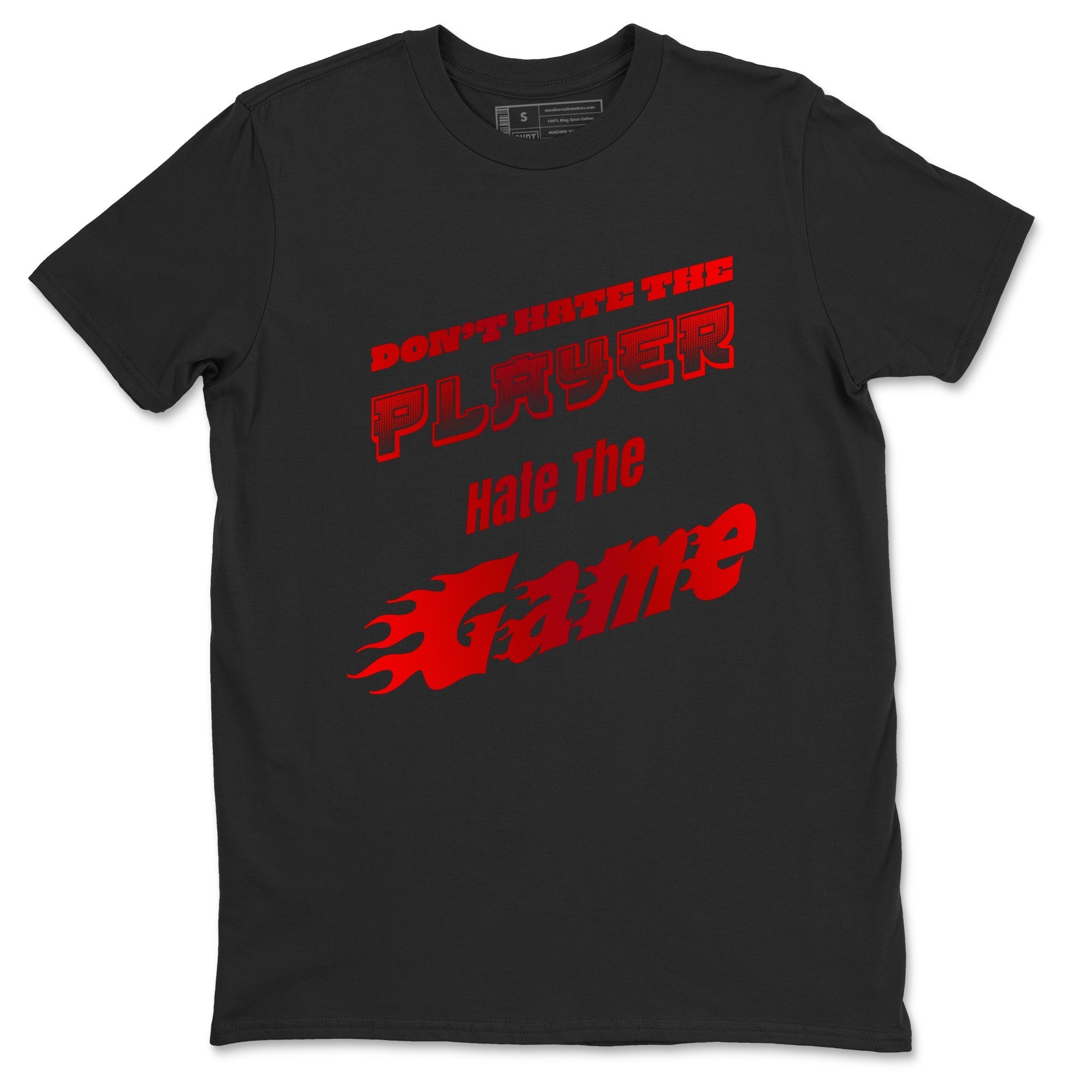 Don't Hate The Player snkmatch Tee - Air Jordan 1 Satin Bred