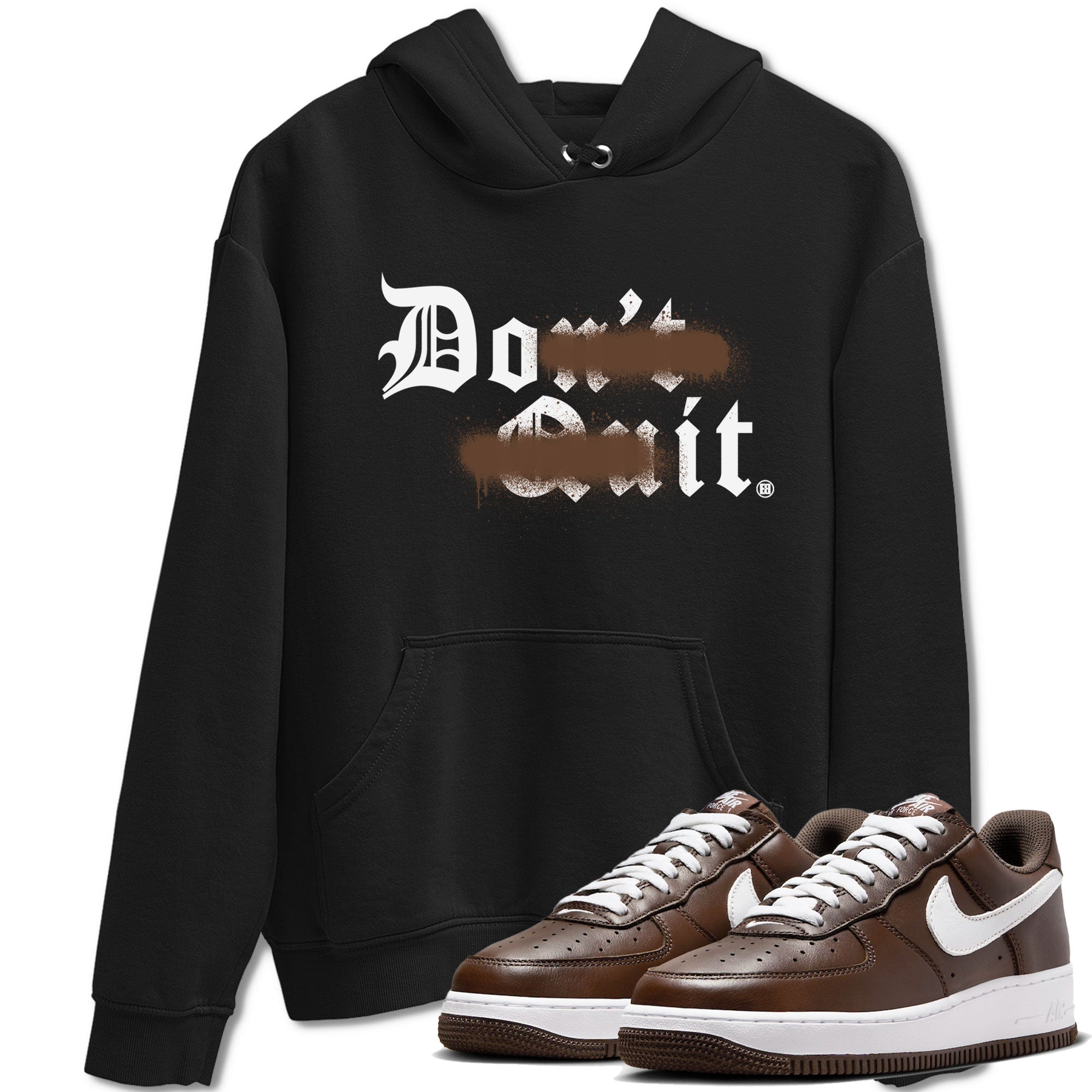 Don't Quit Do It snkmatch Tee - Air Force 1 Chocolate