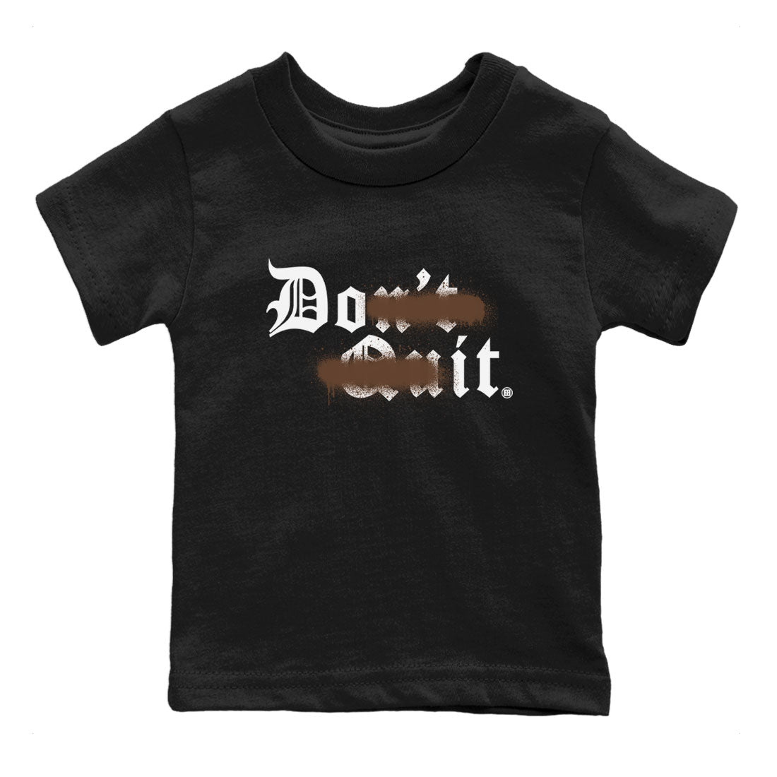 Don't Quit Do It snkmatch Tee Kids - Air Force 1 Chocolate