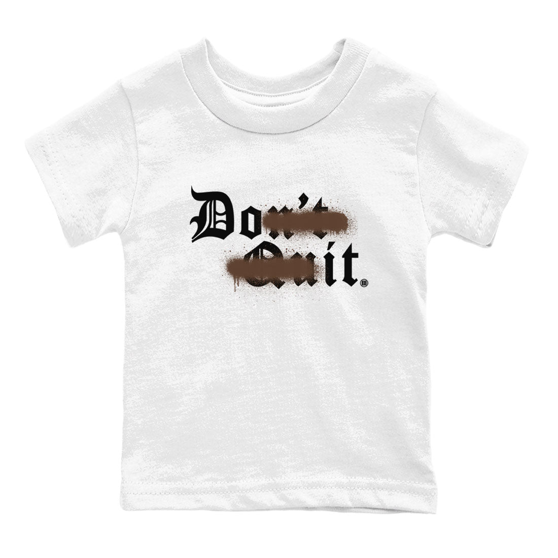 Don't Quit Do It snkmatch Tee Kids - Air Force 1 Chocolate
