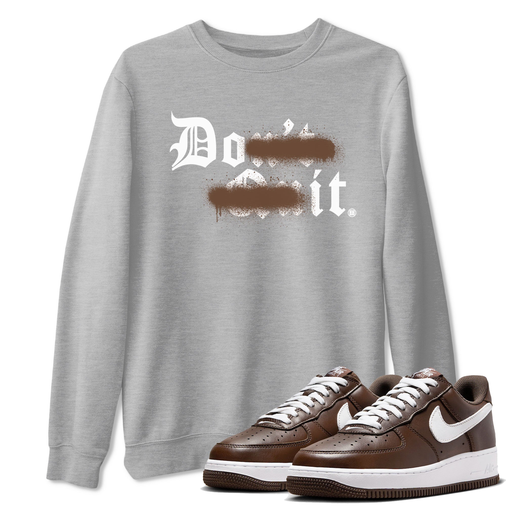 Don't Quit Do It snkmatch Tee - Air Force 1 Chocolate