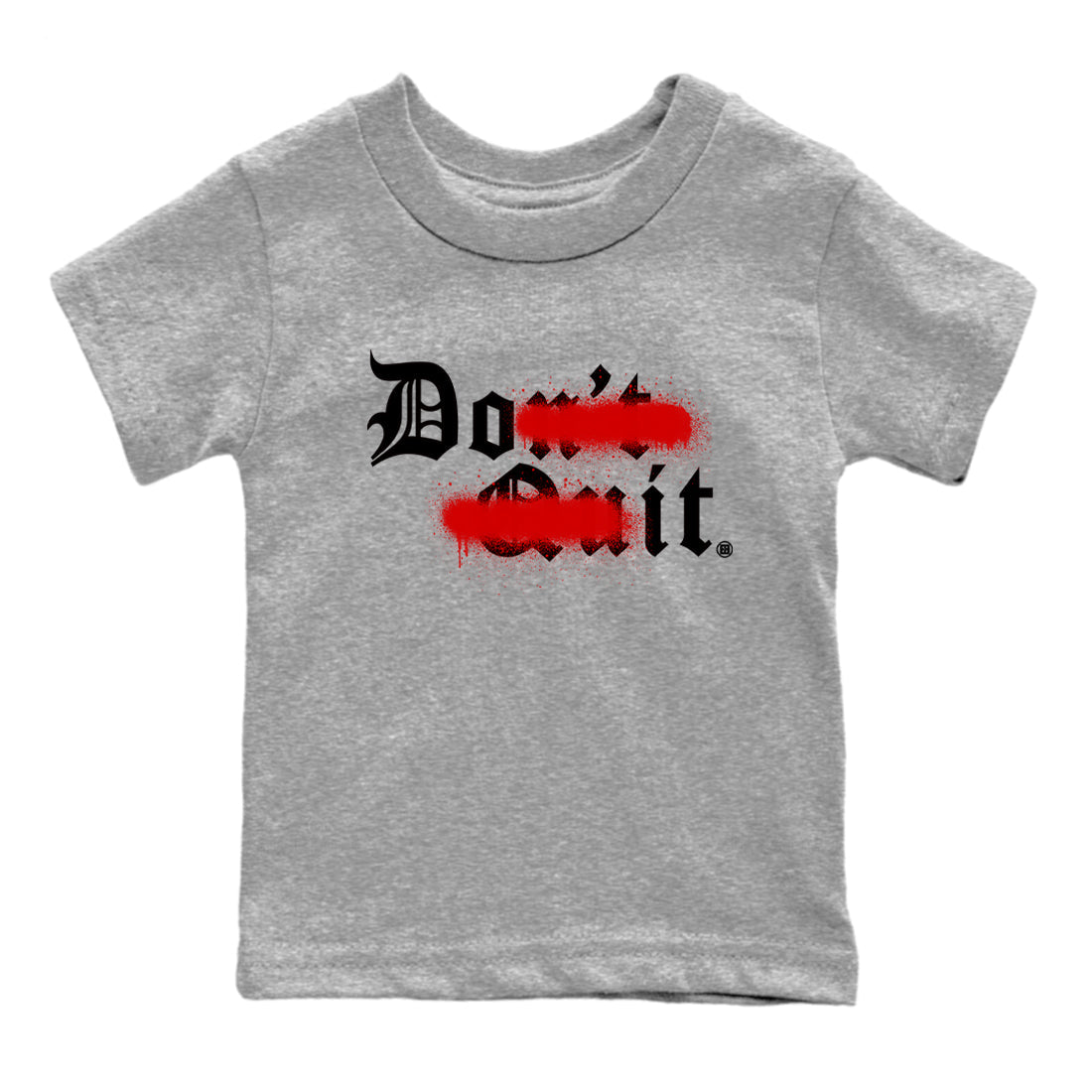 Don't Quit Do It snkmatch Tees Kids - Air Jordan 11 Bred Velvet