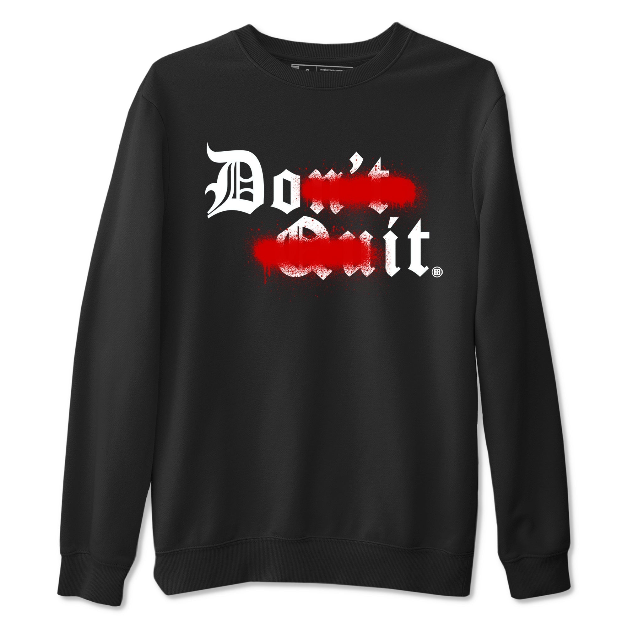 Don't Quit Do It snkmatch Tees - Air Jordan 11 Bred Velvet