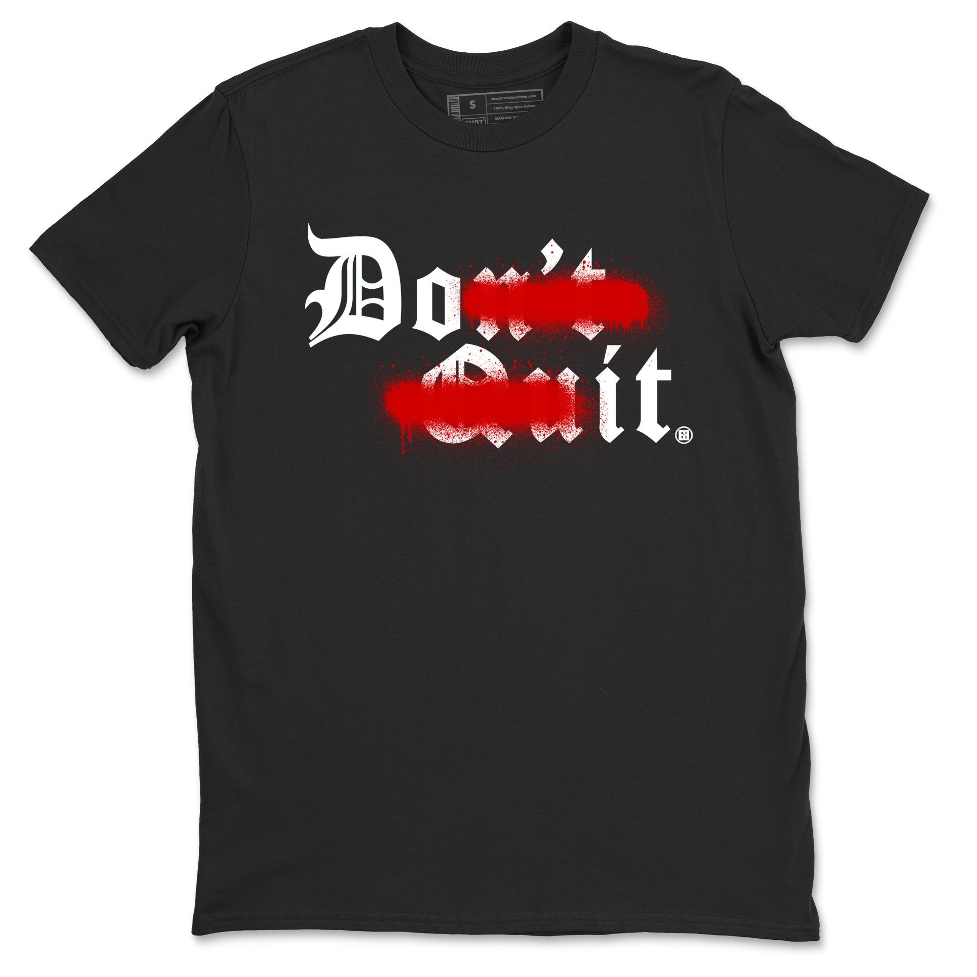 Don't Quit Do It snkmatch Tees - Air Jordan 11 Bred Velvet