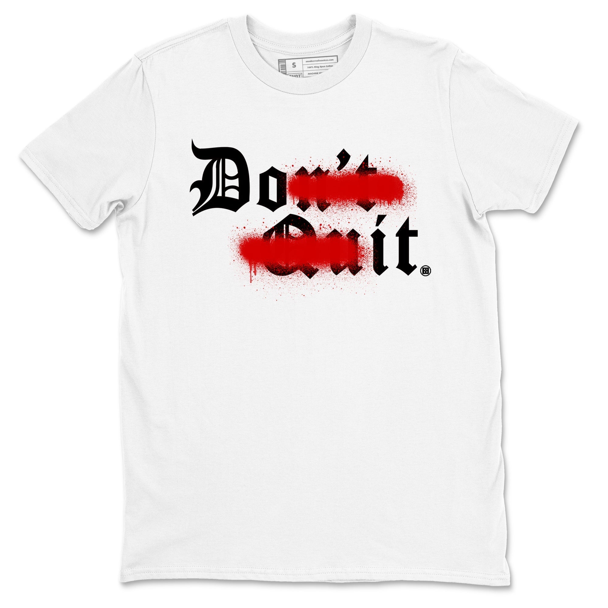 Don't Quit Do It snkmatch Tees - Air Jordan 11 Bred Velvet
