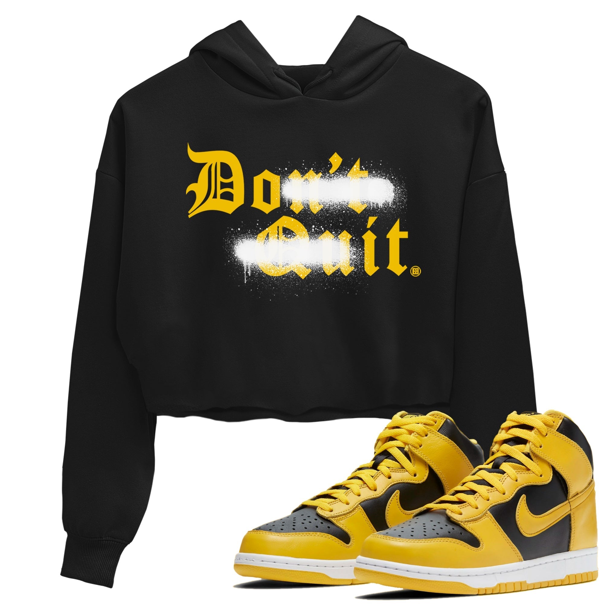 Don't Quit Do It snkmatch Women's Top - Dunk High Pollen