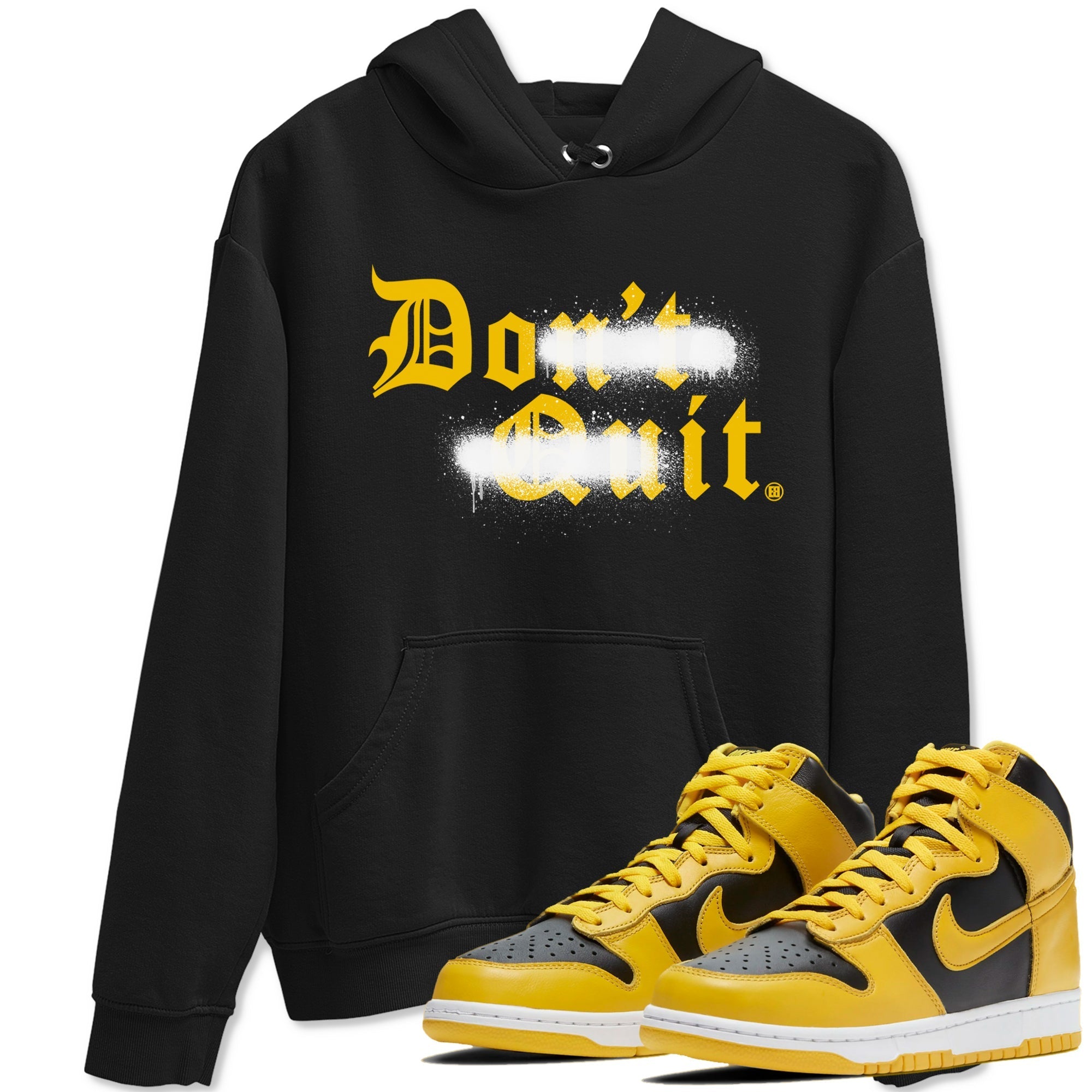 Don't Quit Do It snkmatch Tees - Dunk High Pollen