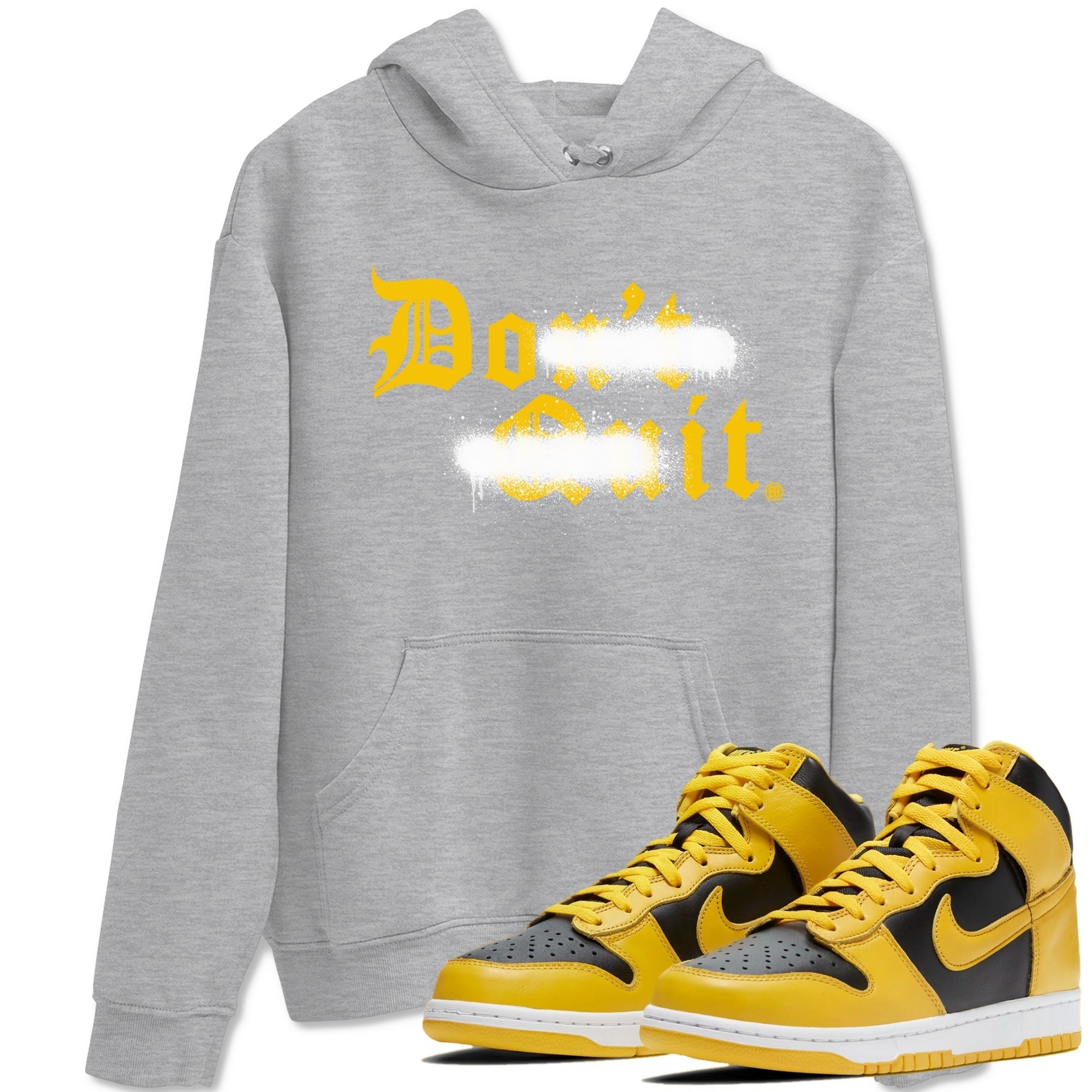 Don't Quit Do It snkmatch Tees - Dunk High Pollen