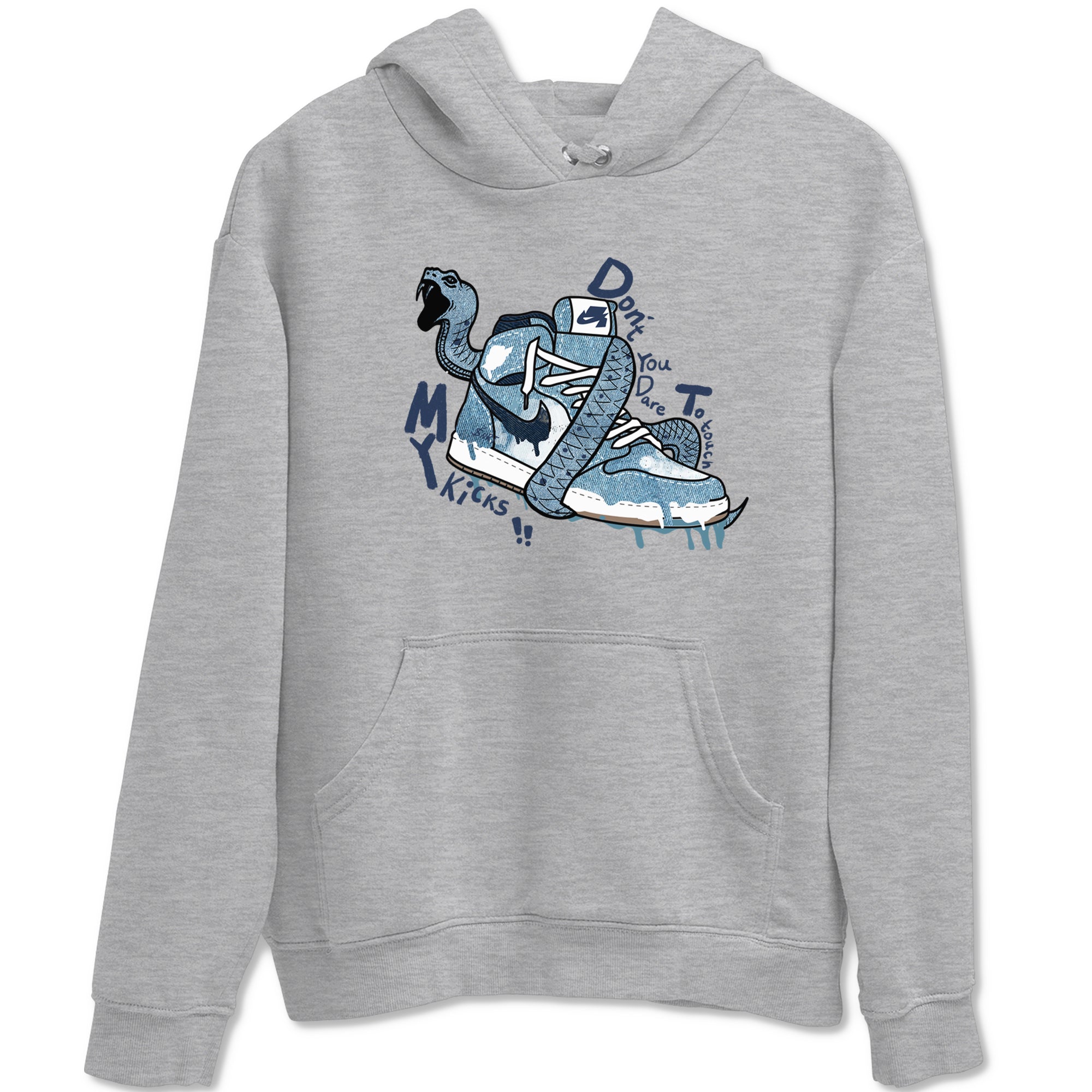 Don't Touch My Kicks snkmatch Tees - Air Jordan 1 Denim 2024