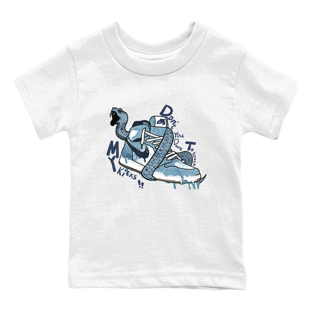 Don't Touch My Kicks snkmatch Tees Kids - Air Jordan 1 Denim 2024