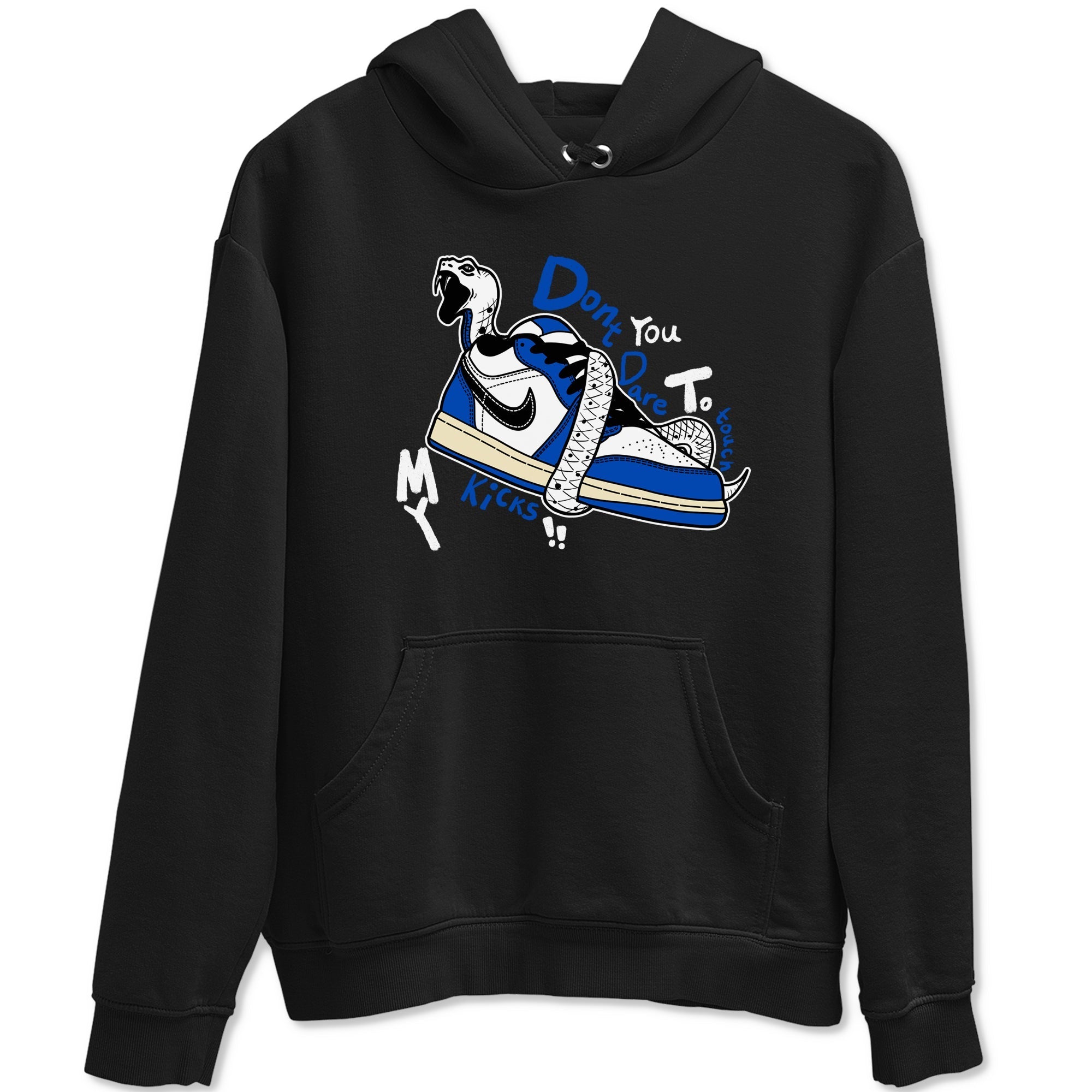 Don't Touch My Kicks snkmatch Tees - Air Jordan 1 Game Royal
