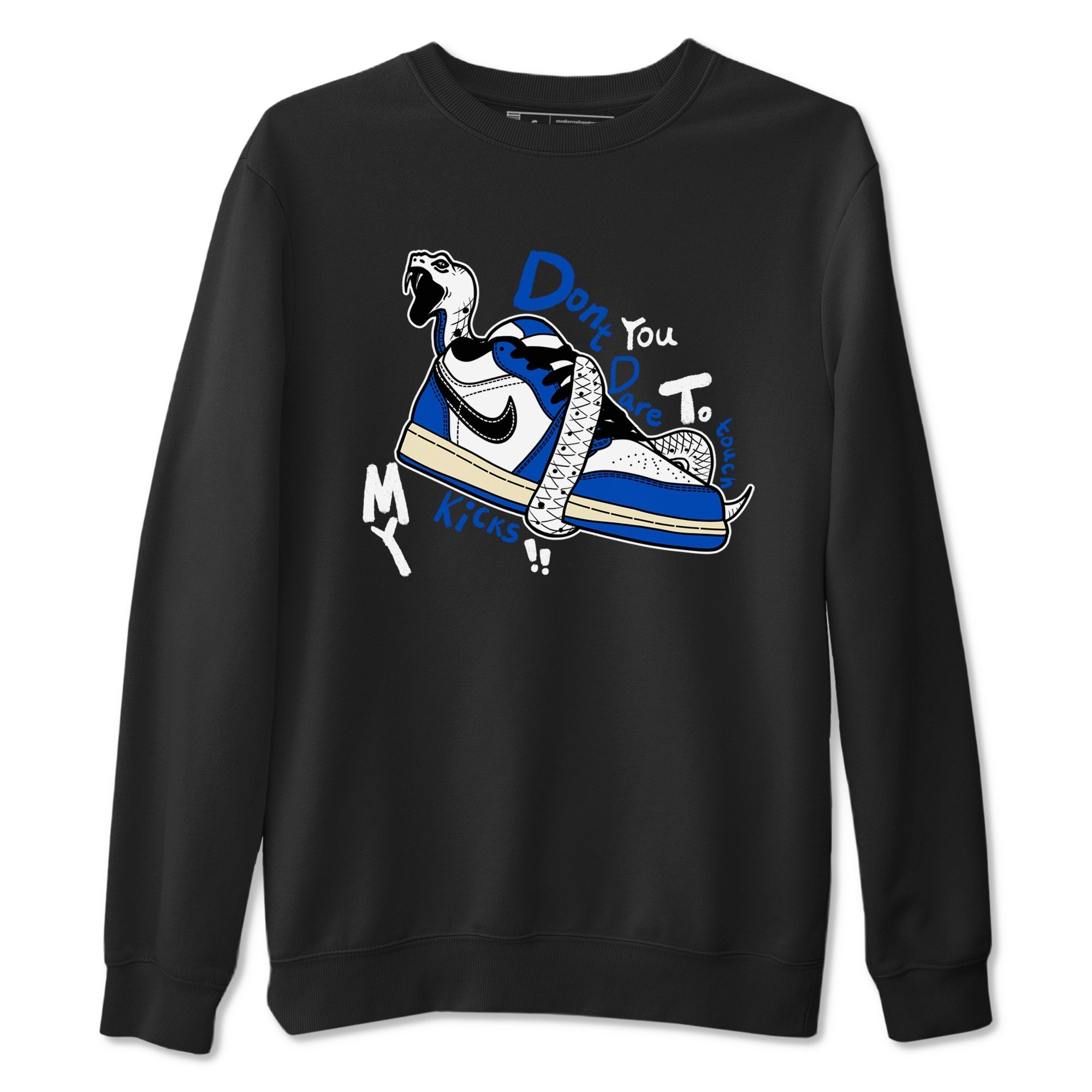 Don't Touch My Kicks snkmatch Tees - Air Jordan 1 Game Royal