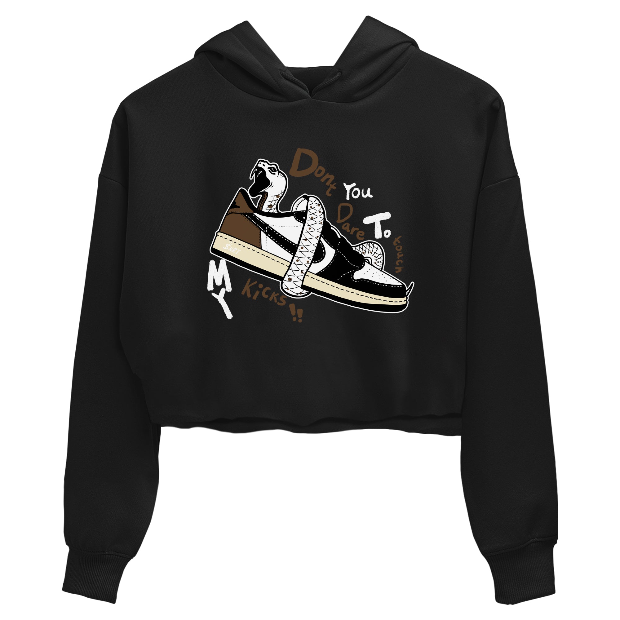Don't Touch My Kicks snkmatch Women's Top - Air Jordan 1 Mocha