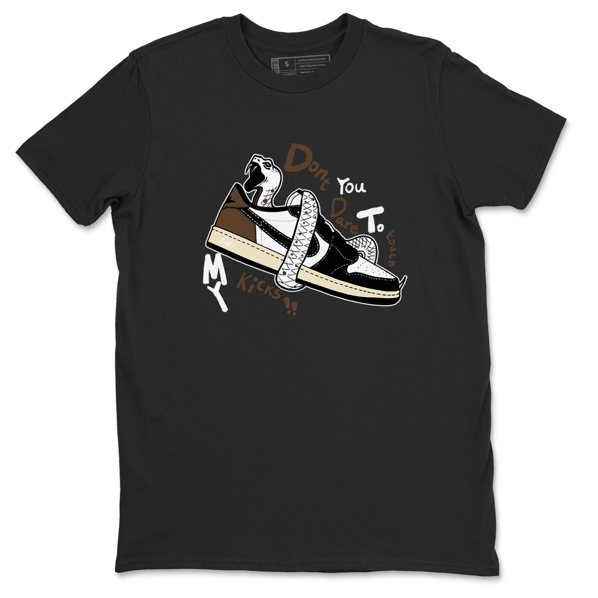 Don't Touch My Kicks snkmatch Tees - Air Jordan 1 Mocha