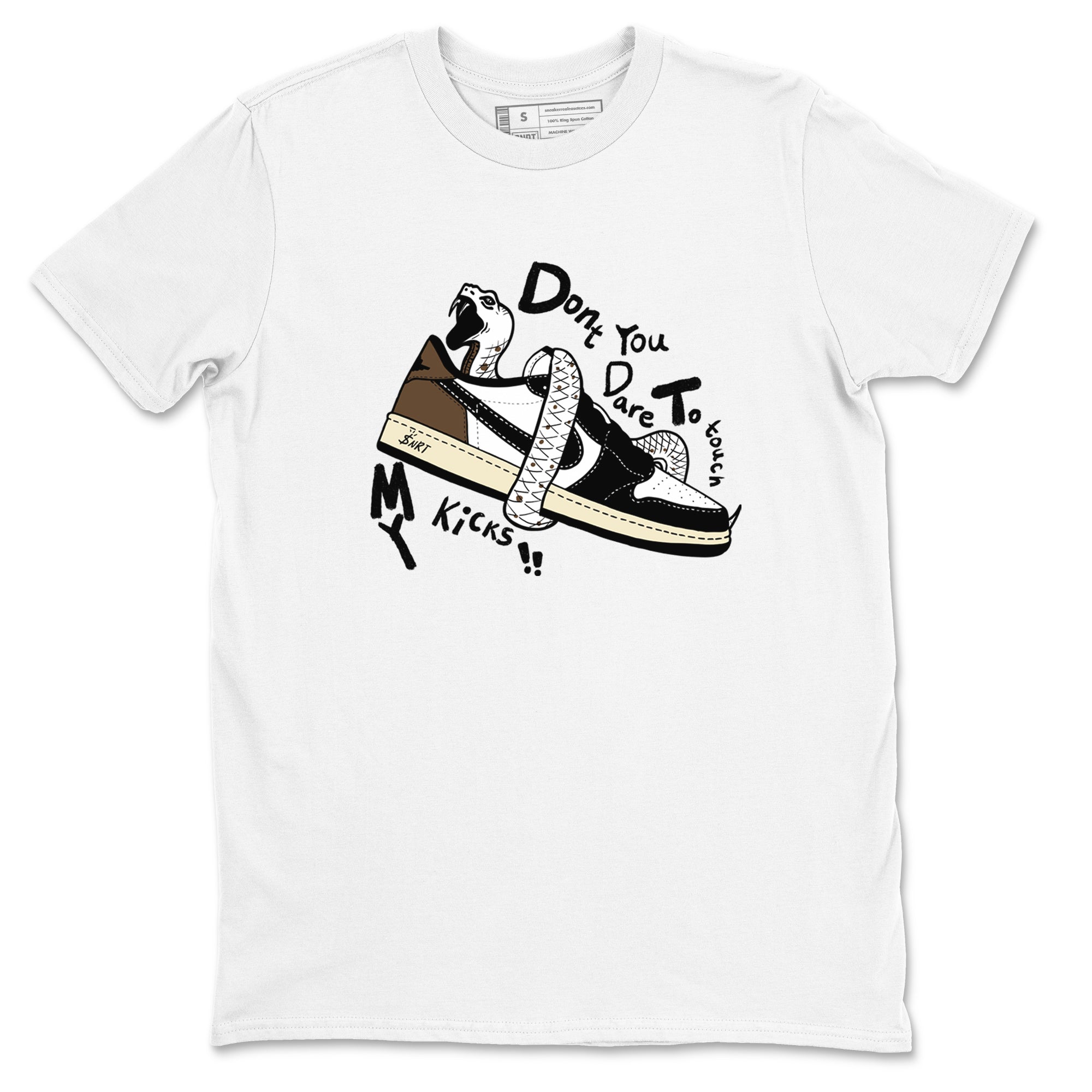 Don't Touch My Kicks snkmatch Tees - Air Jordan 1 Mocha