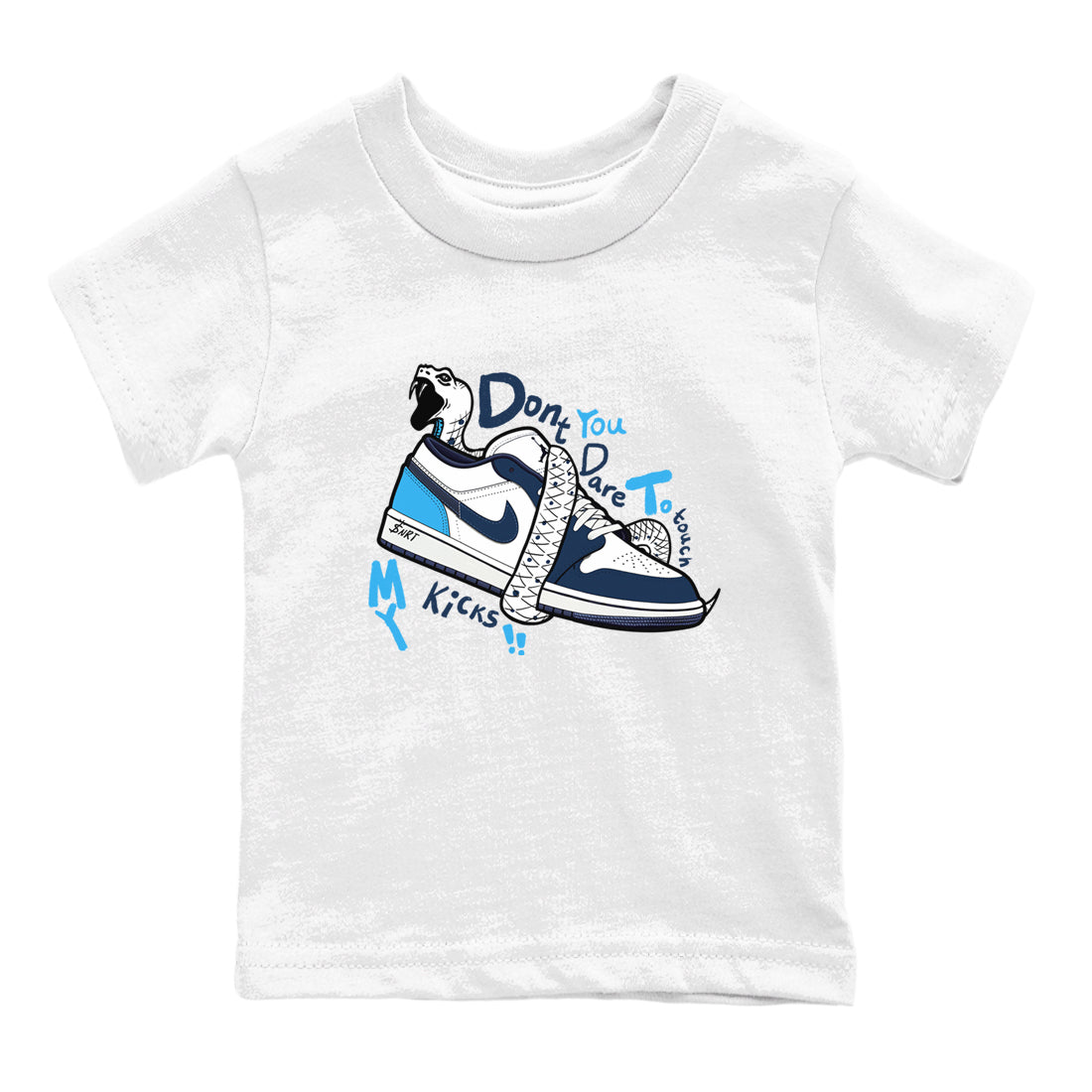 Don't Touch My Kicks snkmatch Tees Kids - Air Jordan 1 Obsidian