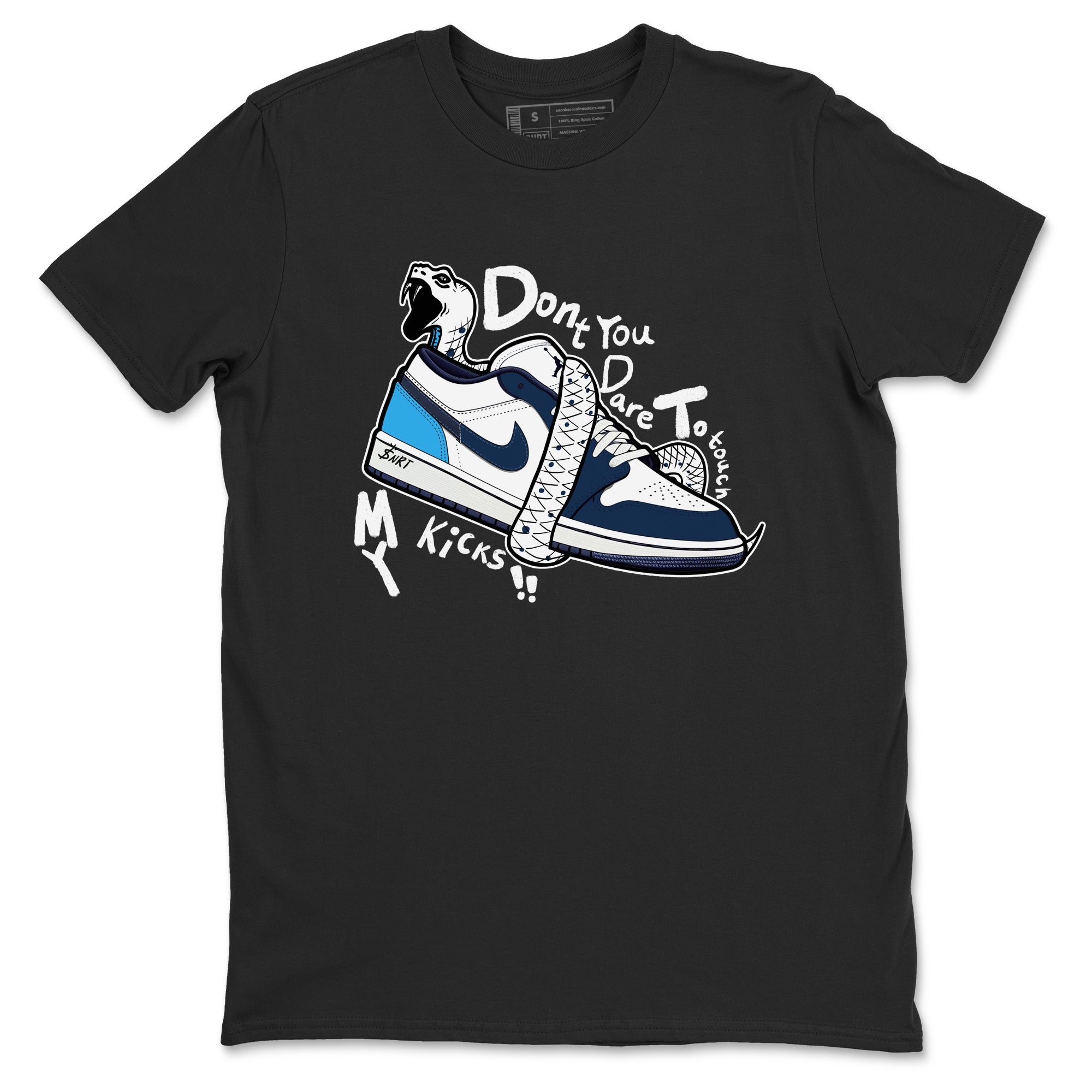 Don't Touch My Kicks snkmatch Tees - Air Jordan 1 Obsidian