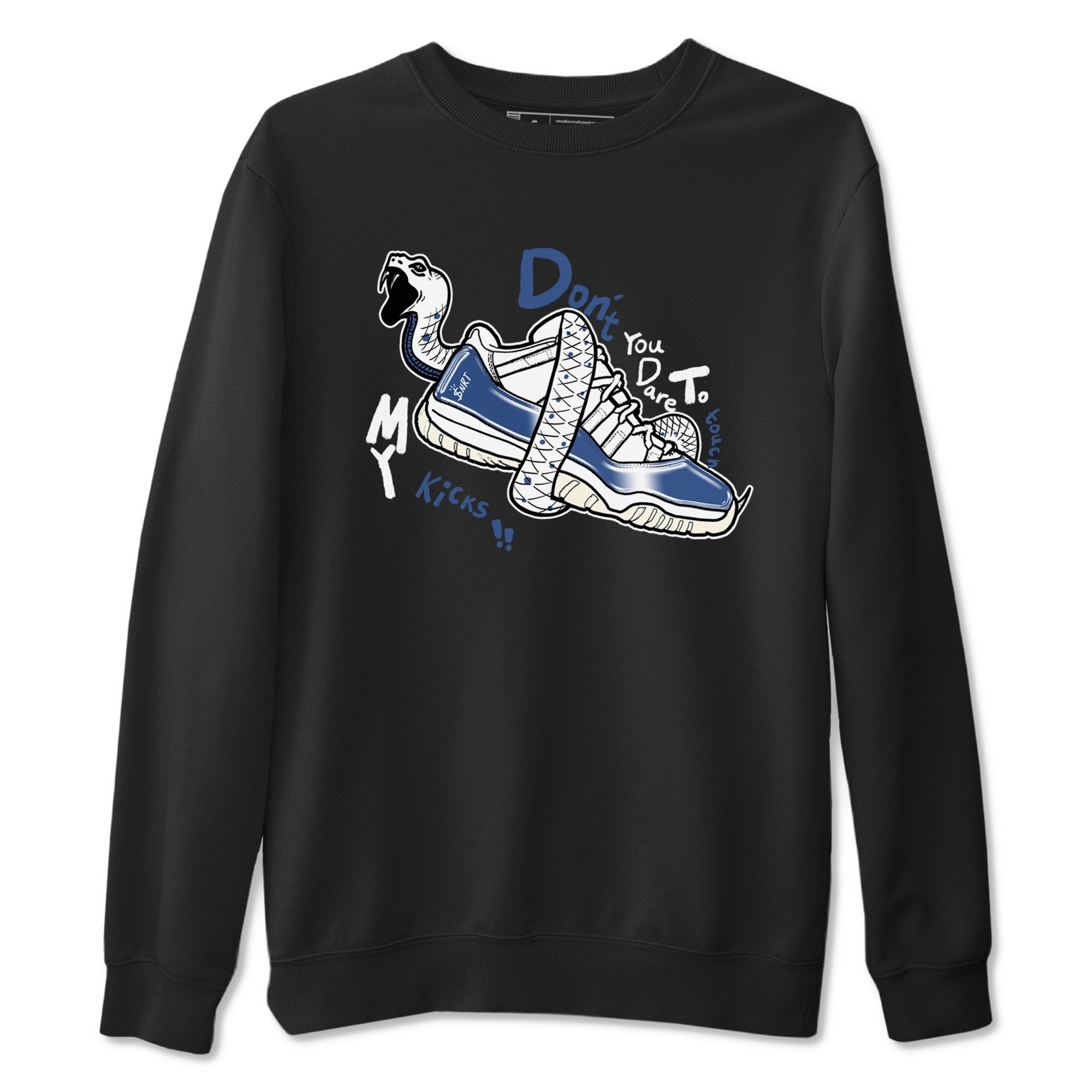 Don't Touch My Kicks snkmatch Tees - Air Jordan 11 Diffused Blue