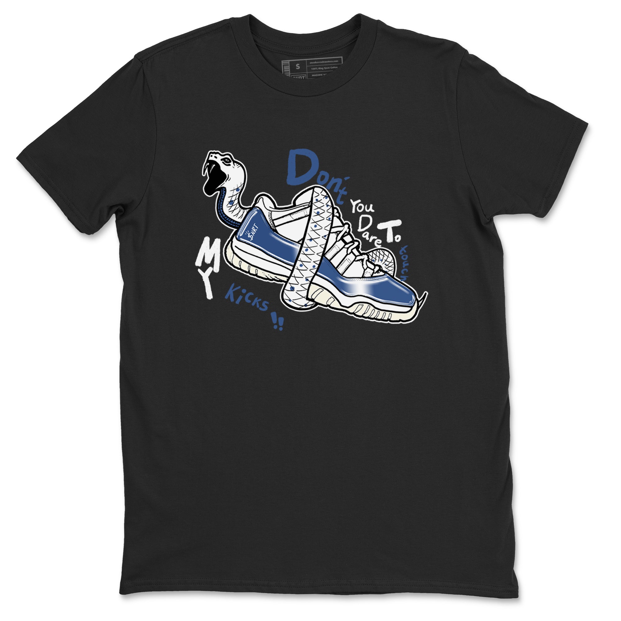 Don't Touch My Kicks snkmatch Tees - Air Jordan 11 Diffused Blue