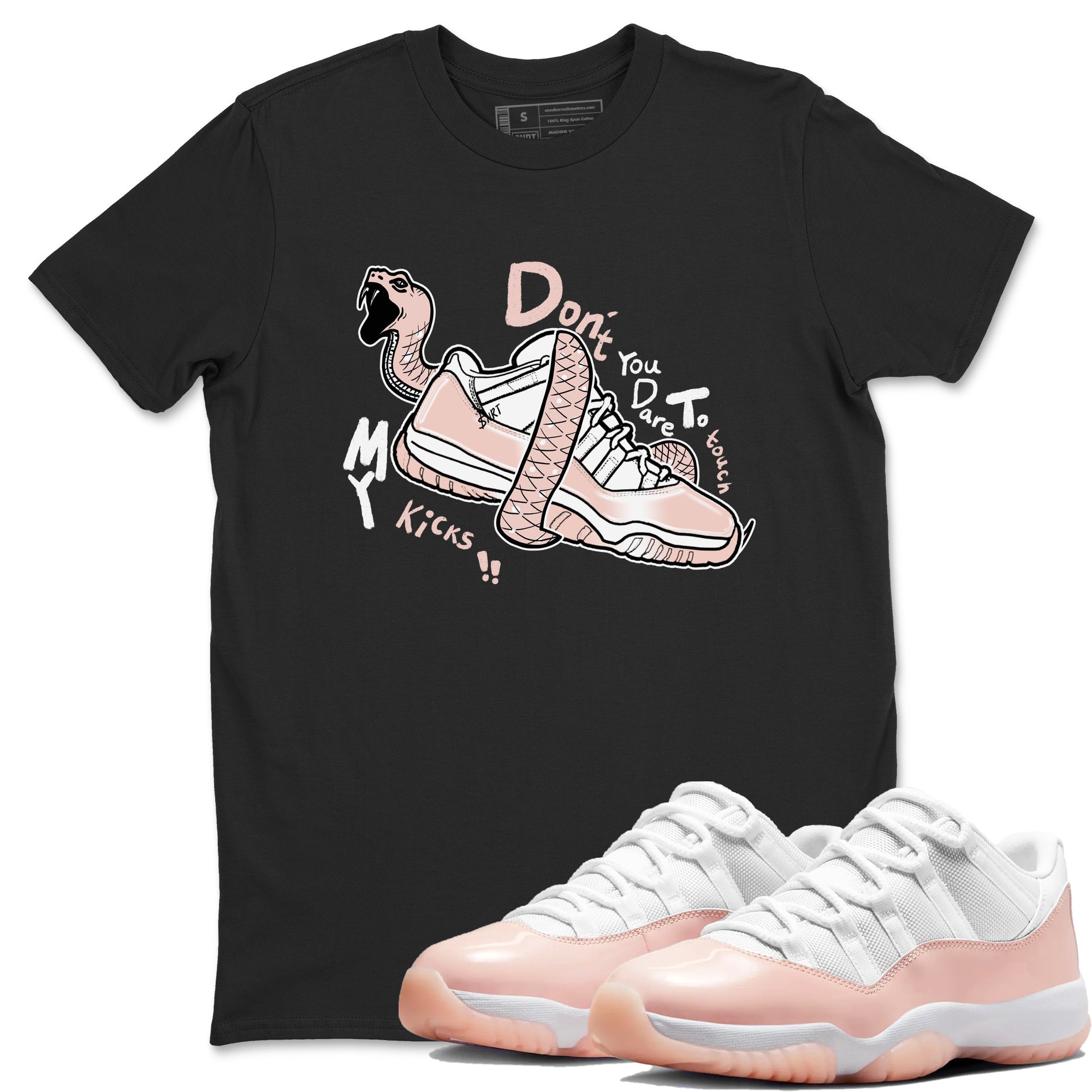 Don't Touch My Kicks snkmatch Tees - Air Jordan 11 Legend Pink