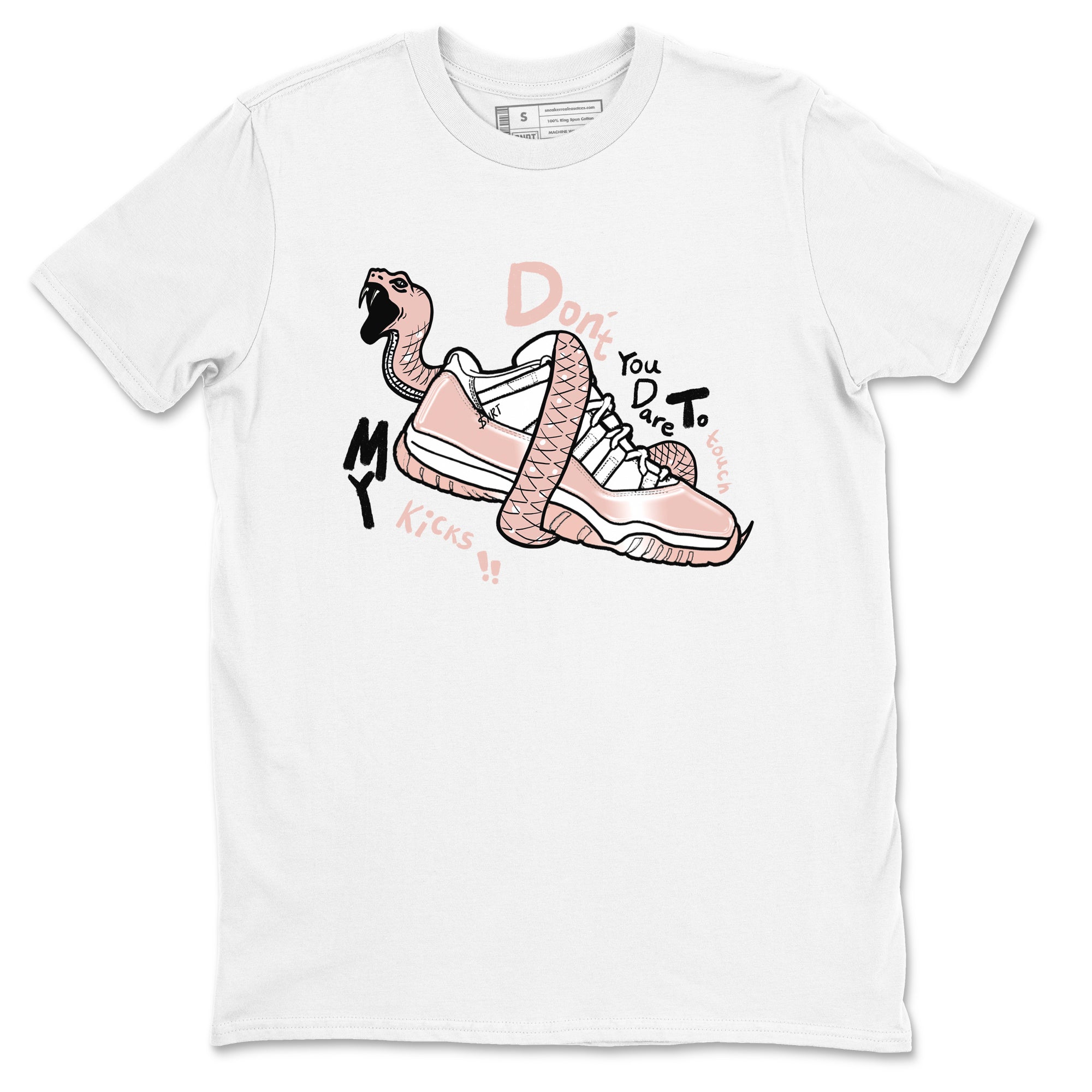 Don't Touch My Kicks snkmatch Tees - Air Jordan 11 Legend Pink