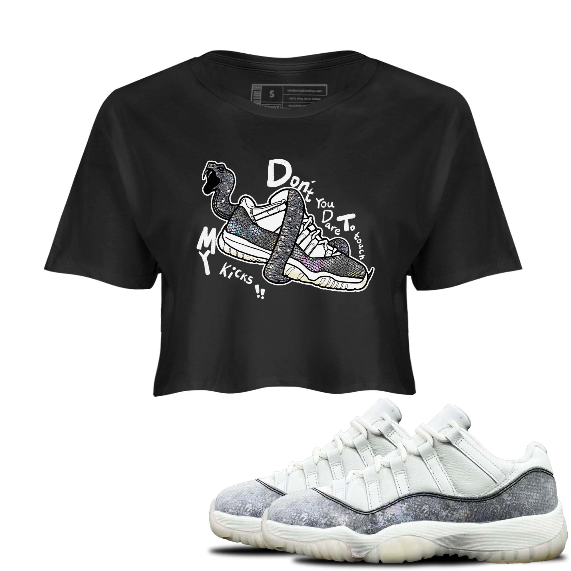 Don't Touch My Kicks snkmatch Women's Top - Air Jordan 11 Year Of The Snake