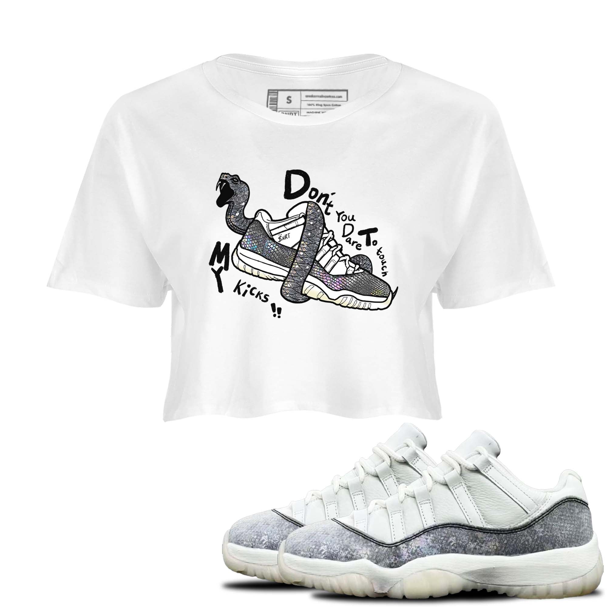 Don't Touch My Kicks snkmatch Women's Top - Air Jordan 11 Year Of The Snake