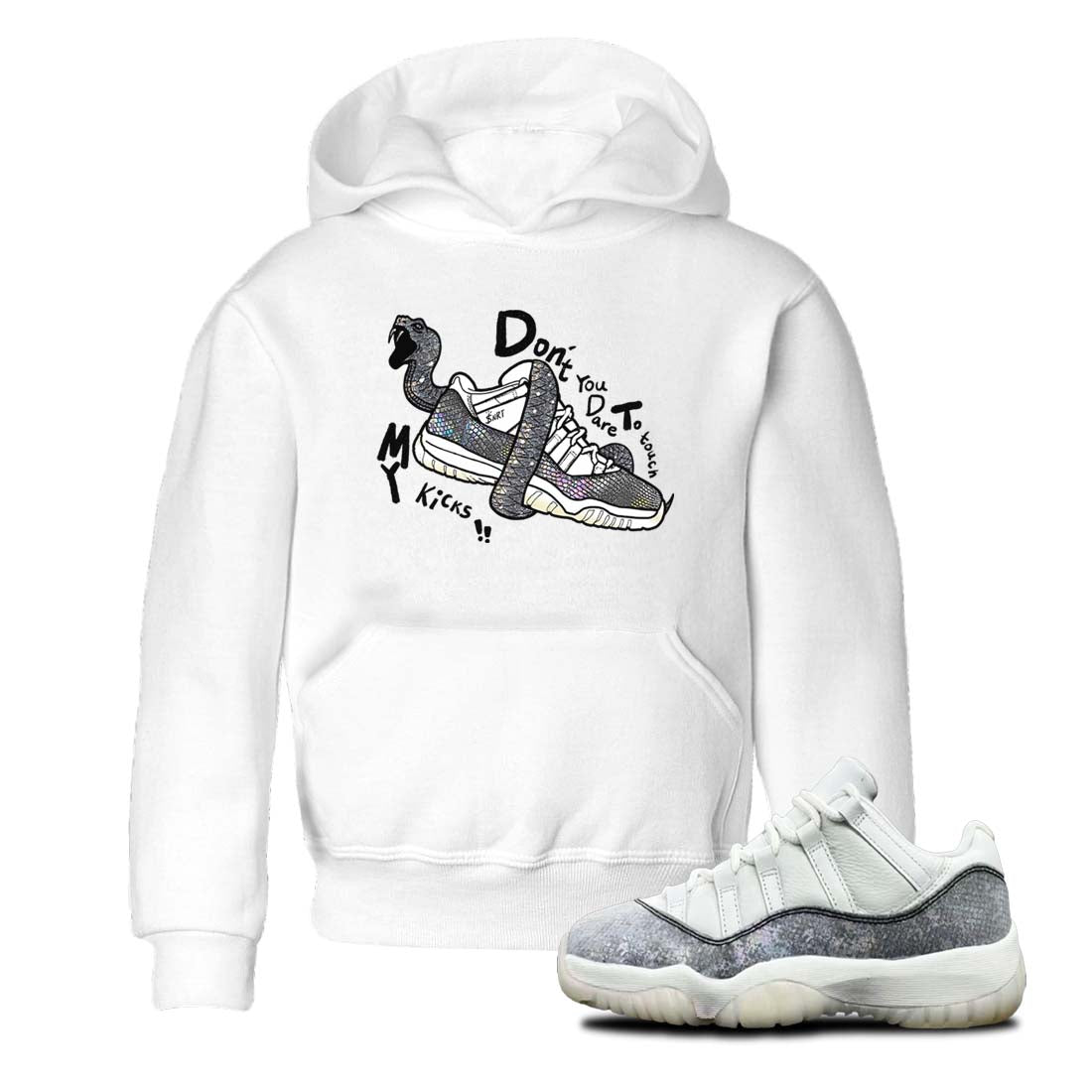 Don't Touch My Kicks snkmatch Tees Kids - Air Jordan 11 Year Of The Snake