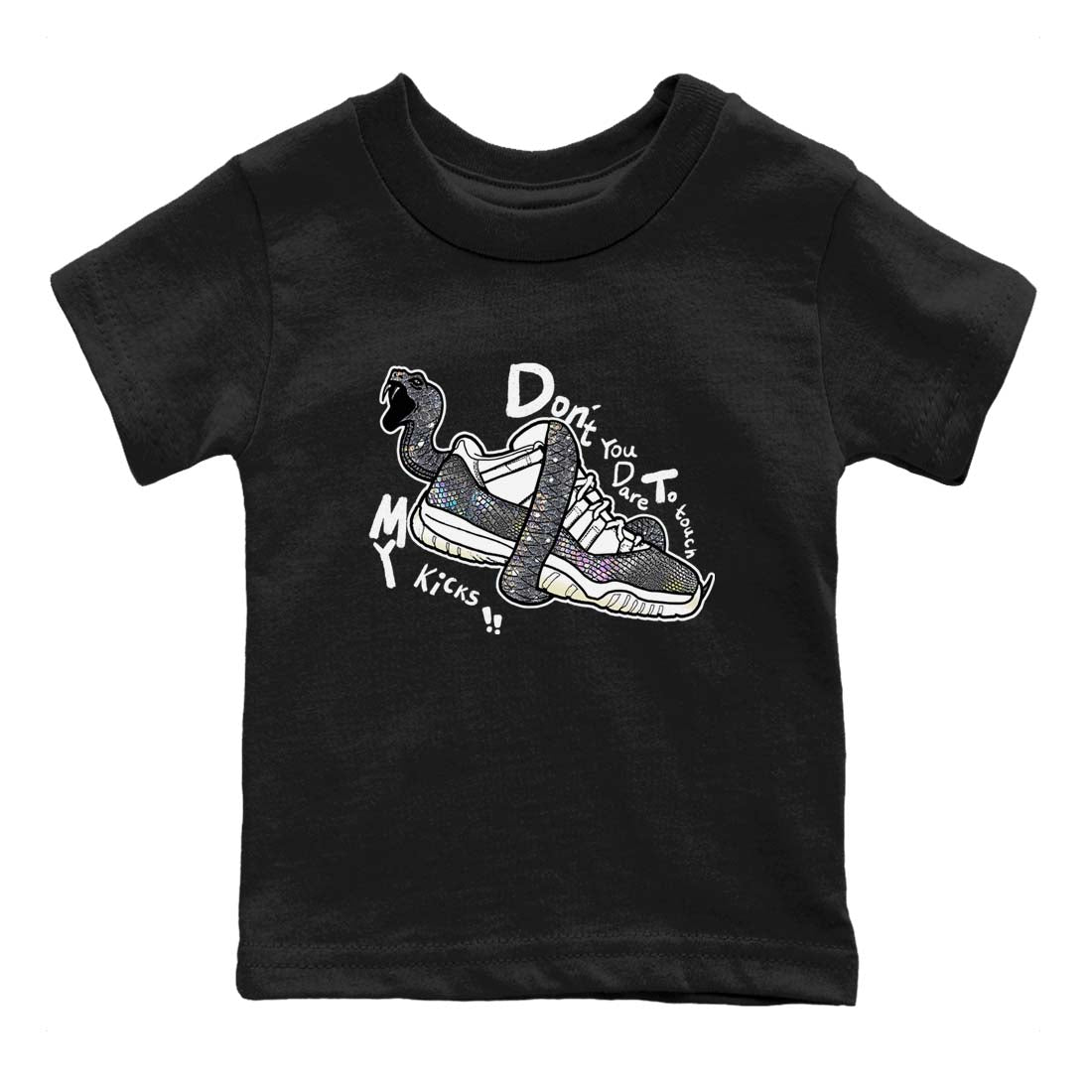 Don't Touch My Kicks snkmatch Tees Kids - Air Jordan 11 Year Of The Snake
