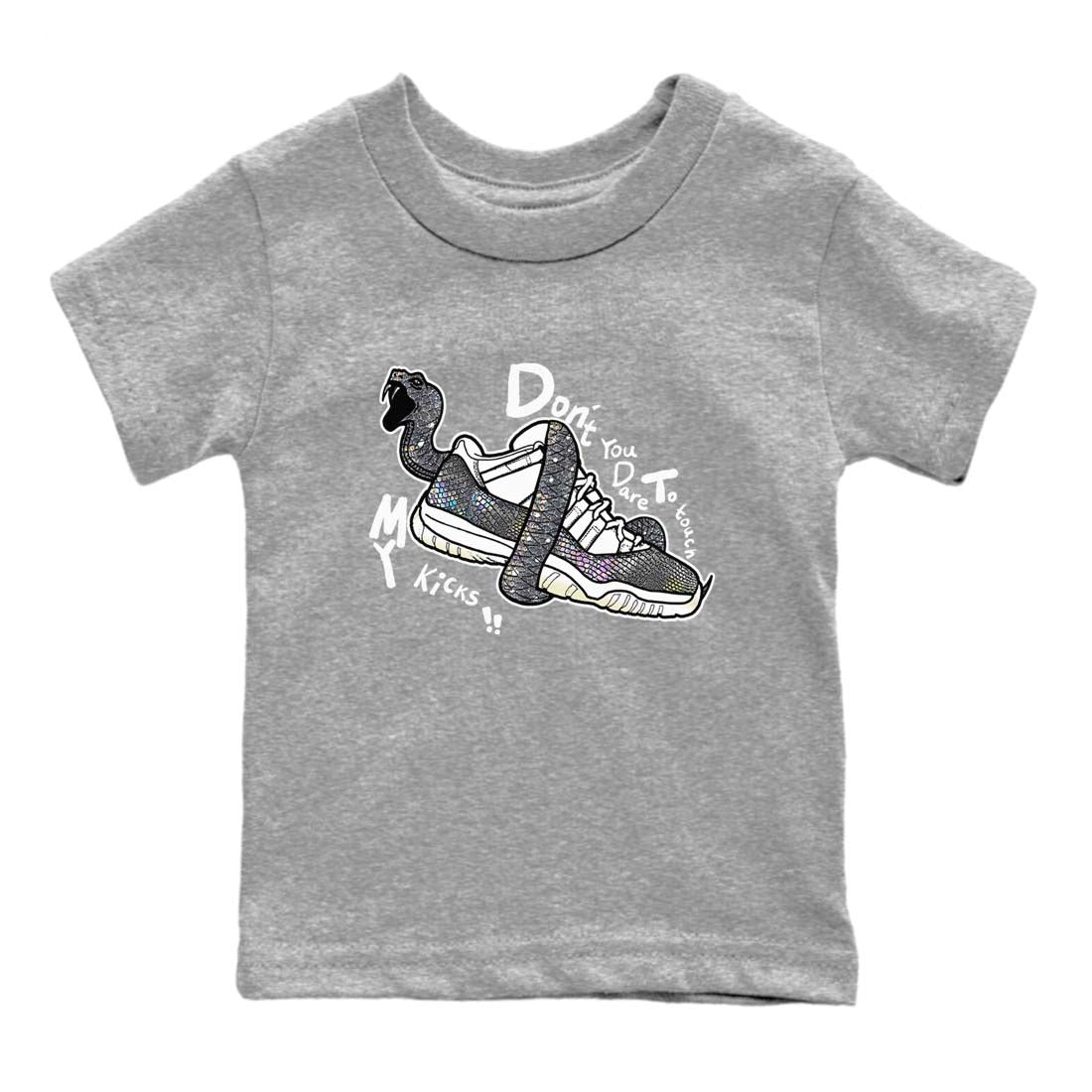 Don't Touch My Kicks snkmatch Tees Kids - Air Jordan 11 Year Of The Snake