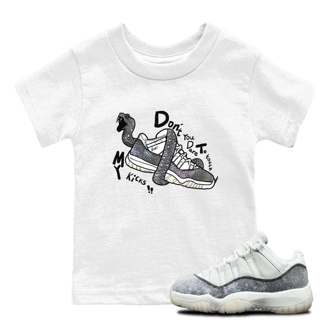 Don't Touch My Kicks snkmatch Tees Kids - Air Jordan 11 Year Of The Snake