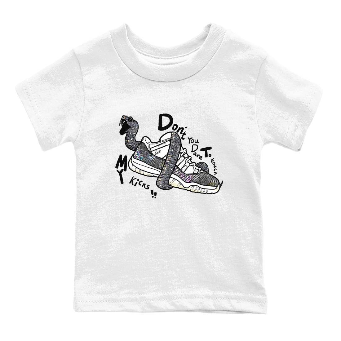 Don't Touch My Kicks snkmatch Tees Kids - Air Jordan 11 Year Of The Snake