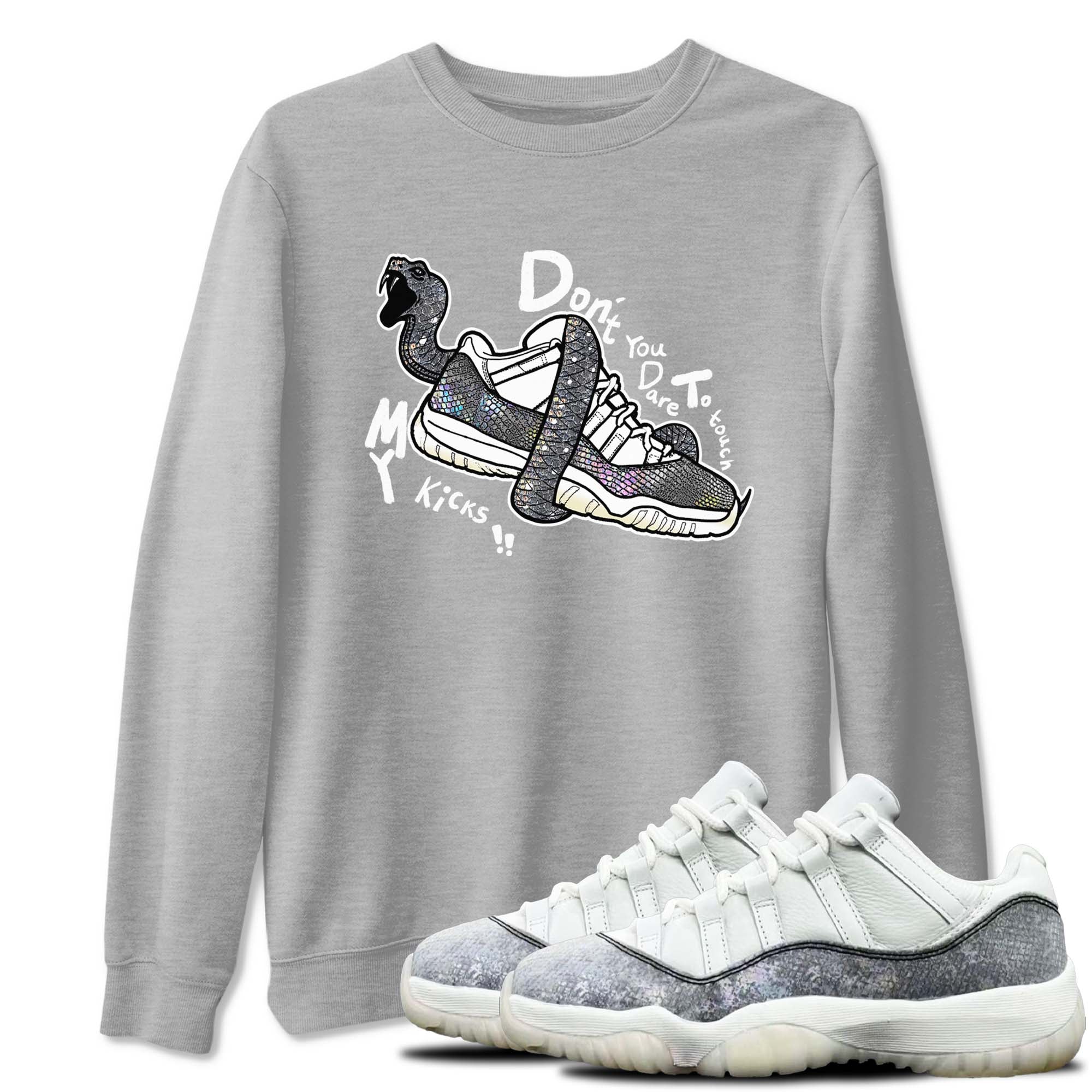 Don't Touch My Kicks snkmatch Tees - Air Jordan 11 Year Of The Snake
