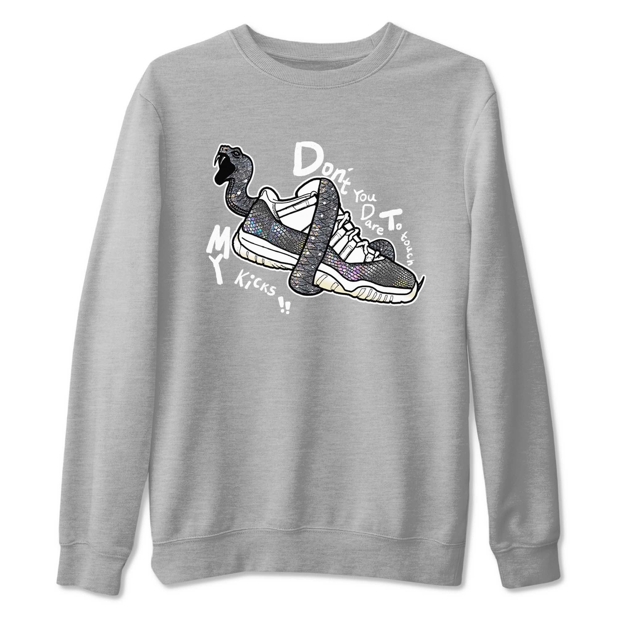 Don't Touch My Kicks snkmatch Tees - Air Jordan 11 Year Of The Snake