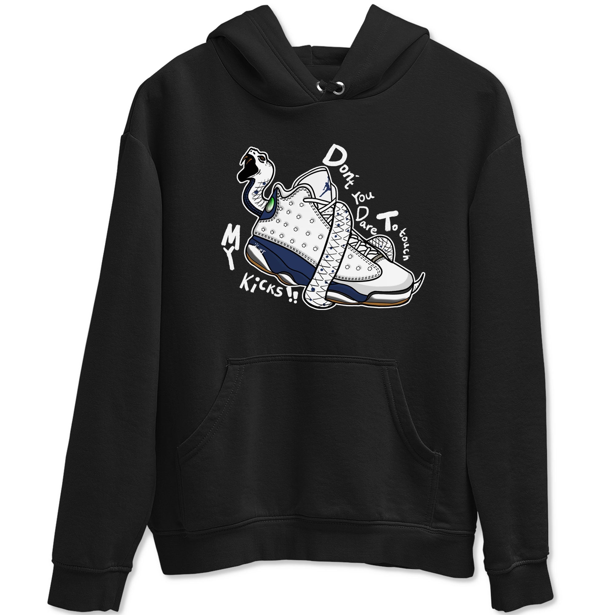Don't Touch My Kicks snkmatch Tees - Air Jordan 13 Midnight Navy